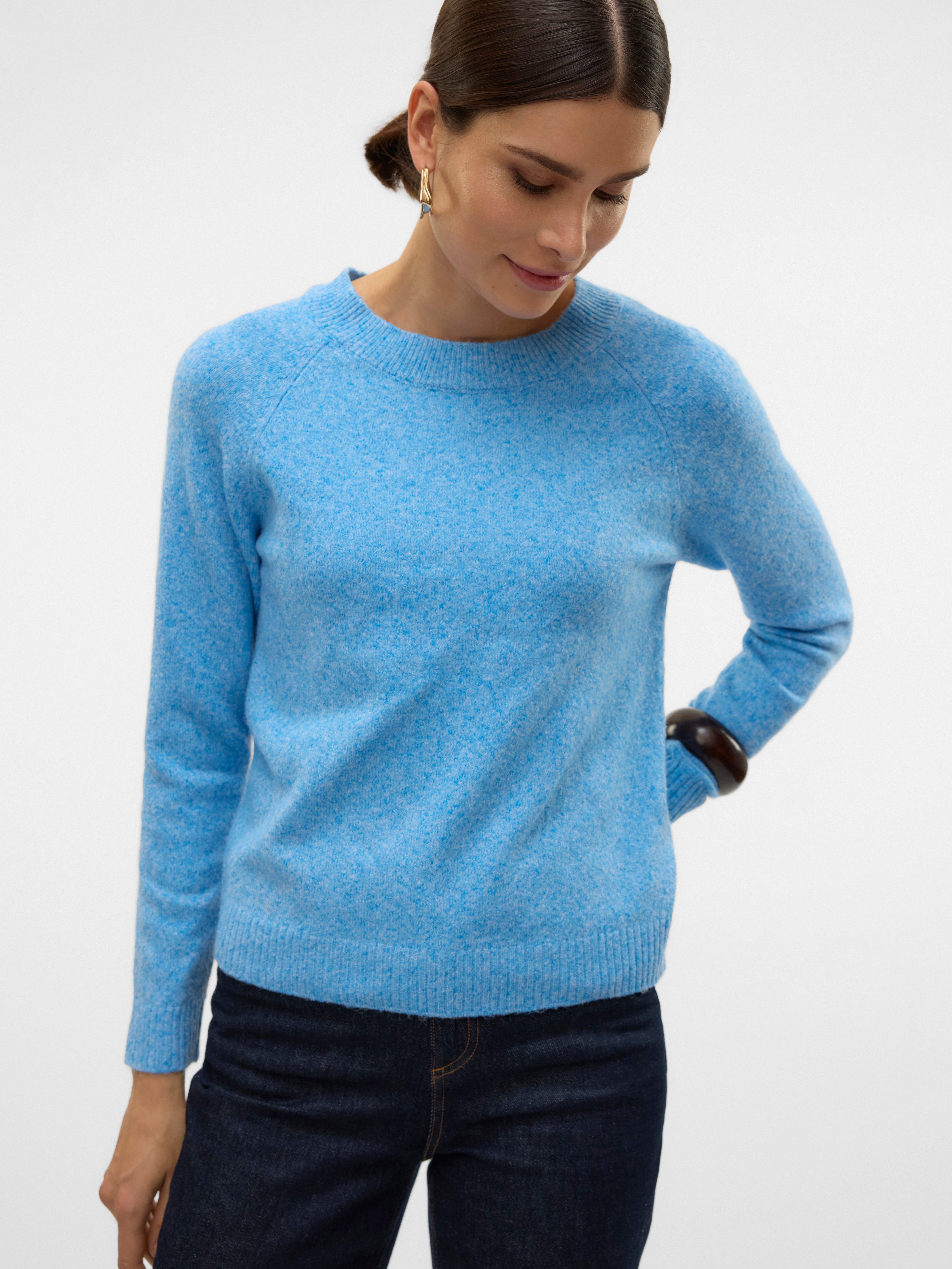 Vero Moda Trui met ronde hals VMDOFFY LS O-NECK BLOUSE GA NOOS