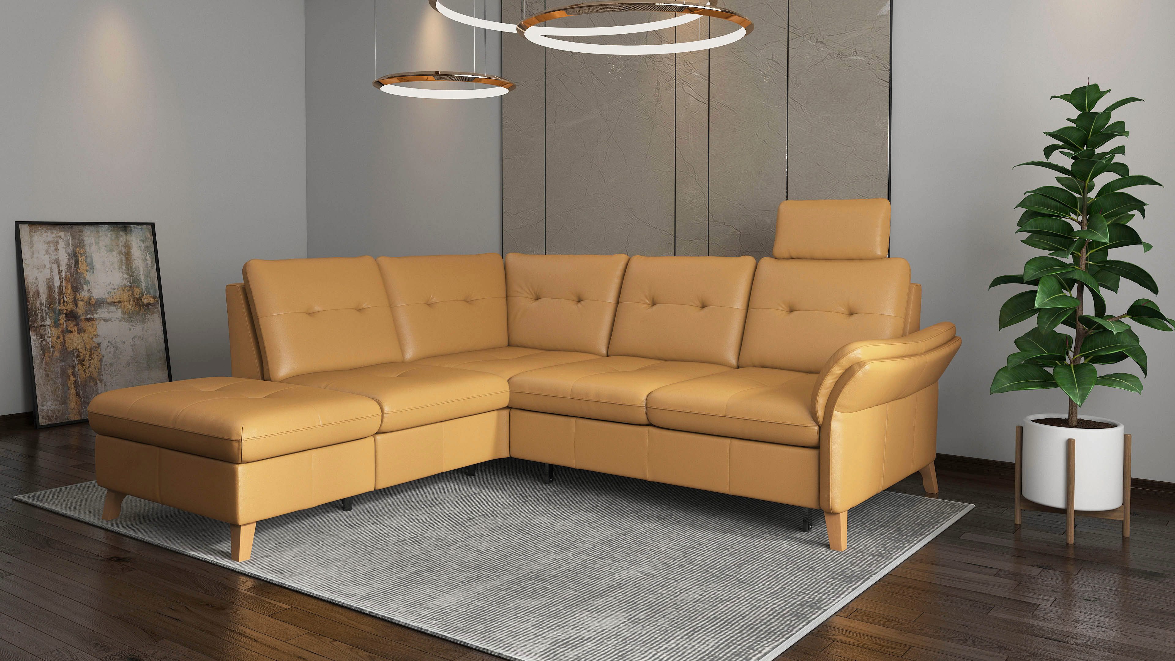 sit&more Hoekbank Göteborg inclusief zitdiepteverstelling, optioneel met bedfunctie & bedlade
