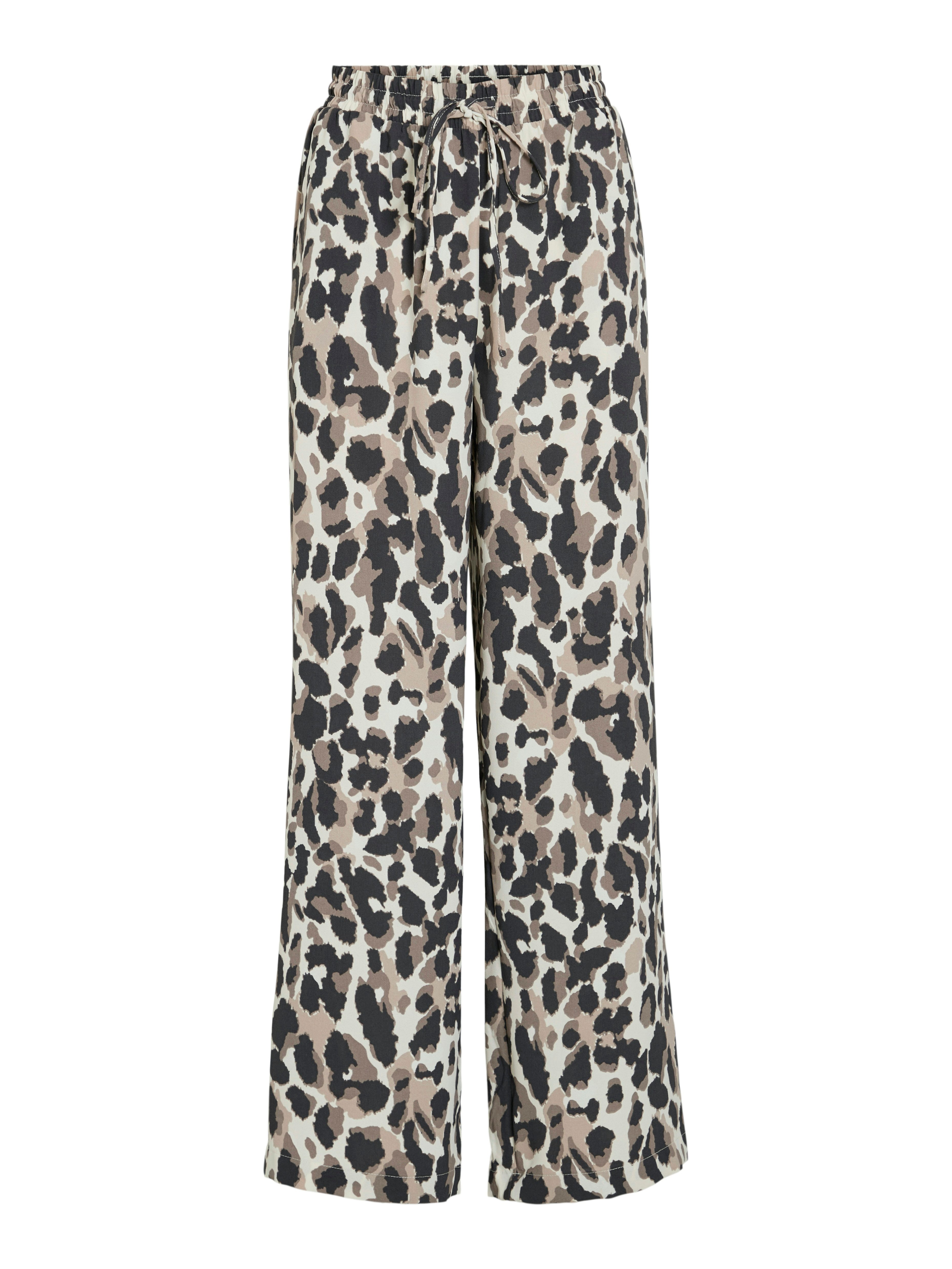 Vila Comfortbroek VIJOSA HW WIDE PANTS - NOOS