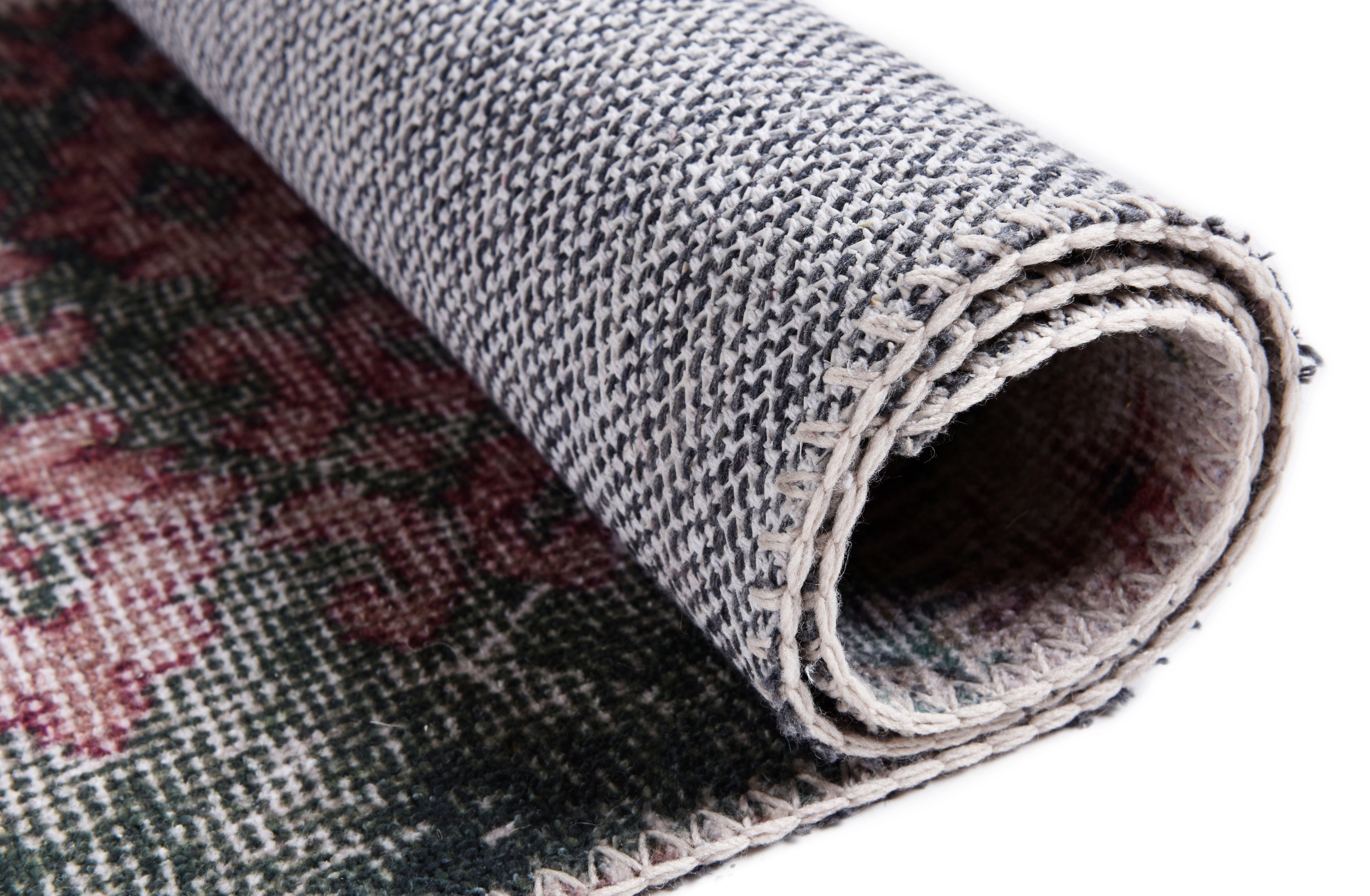 Gino Falcone Vloerkleed Adara GF 094 Platweefsel, patchwork-vintage-design, wasbaar