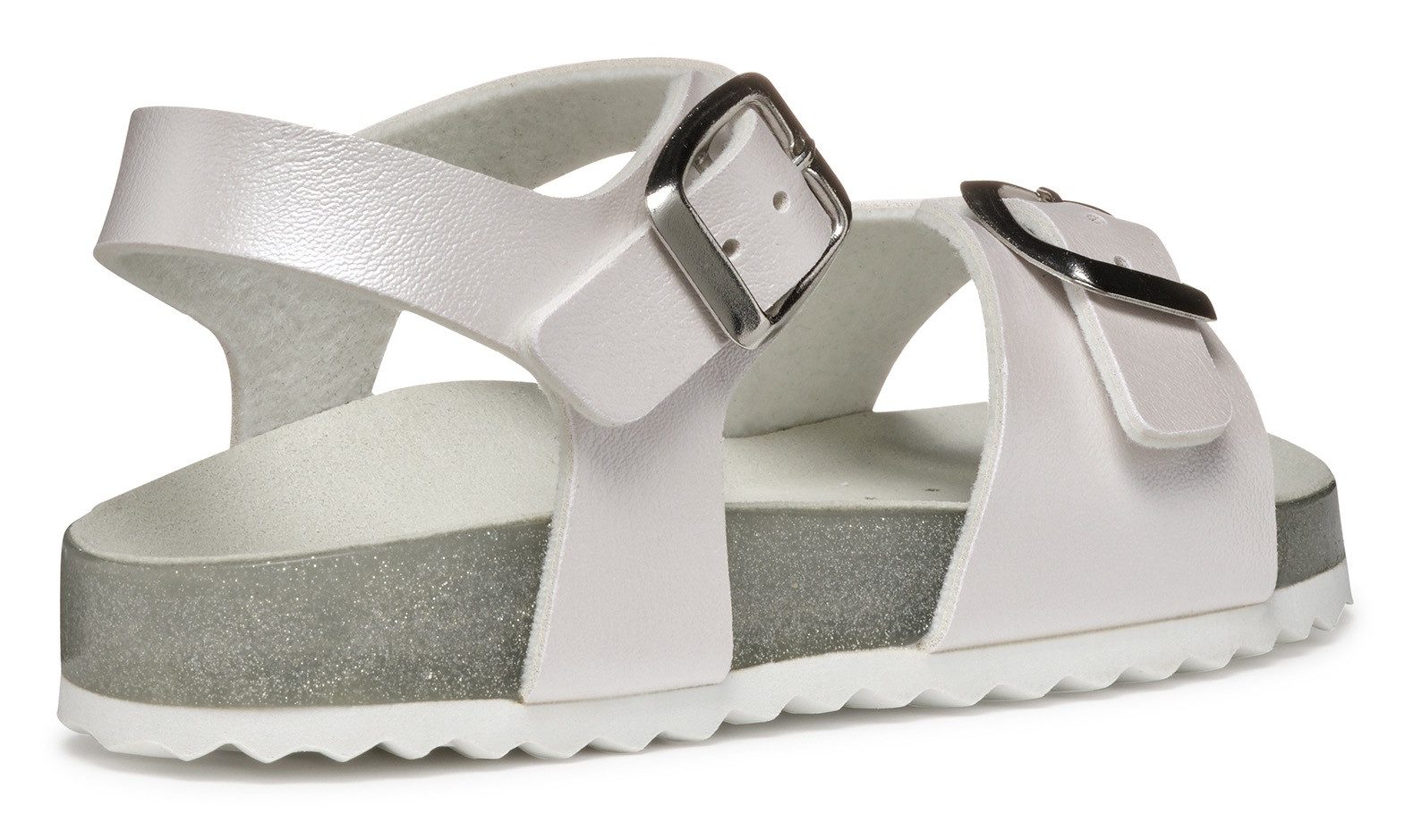 Geox Sandalen J ADRIEL GIRL , bevestigings schoen, communie schoen, klittenbandschoen met subtiele glans