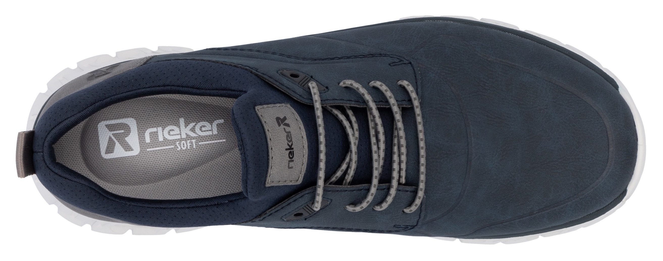 RIEKER Sport Slip-on sneakers , vrijetijdsschoen, lage schoen, instapschoen met modieuze loopzool