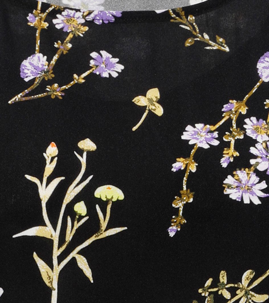 Aniston CASUAL Blouse zonder sluiting met kleurharmonische bloemenprint - nieuwe collectie