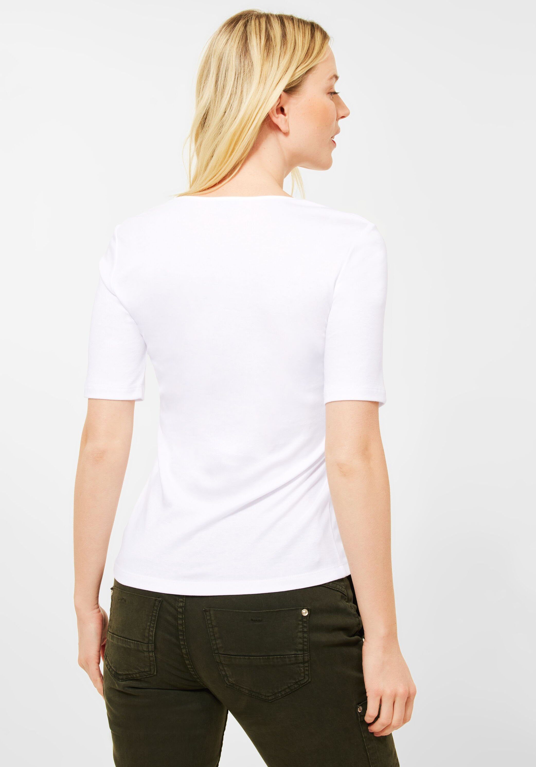 STREET ONE T-shirt in basic stijl