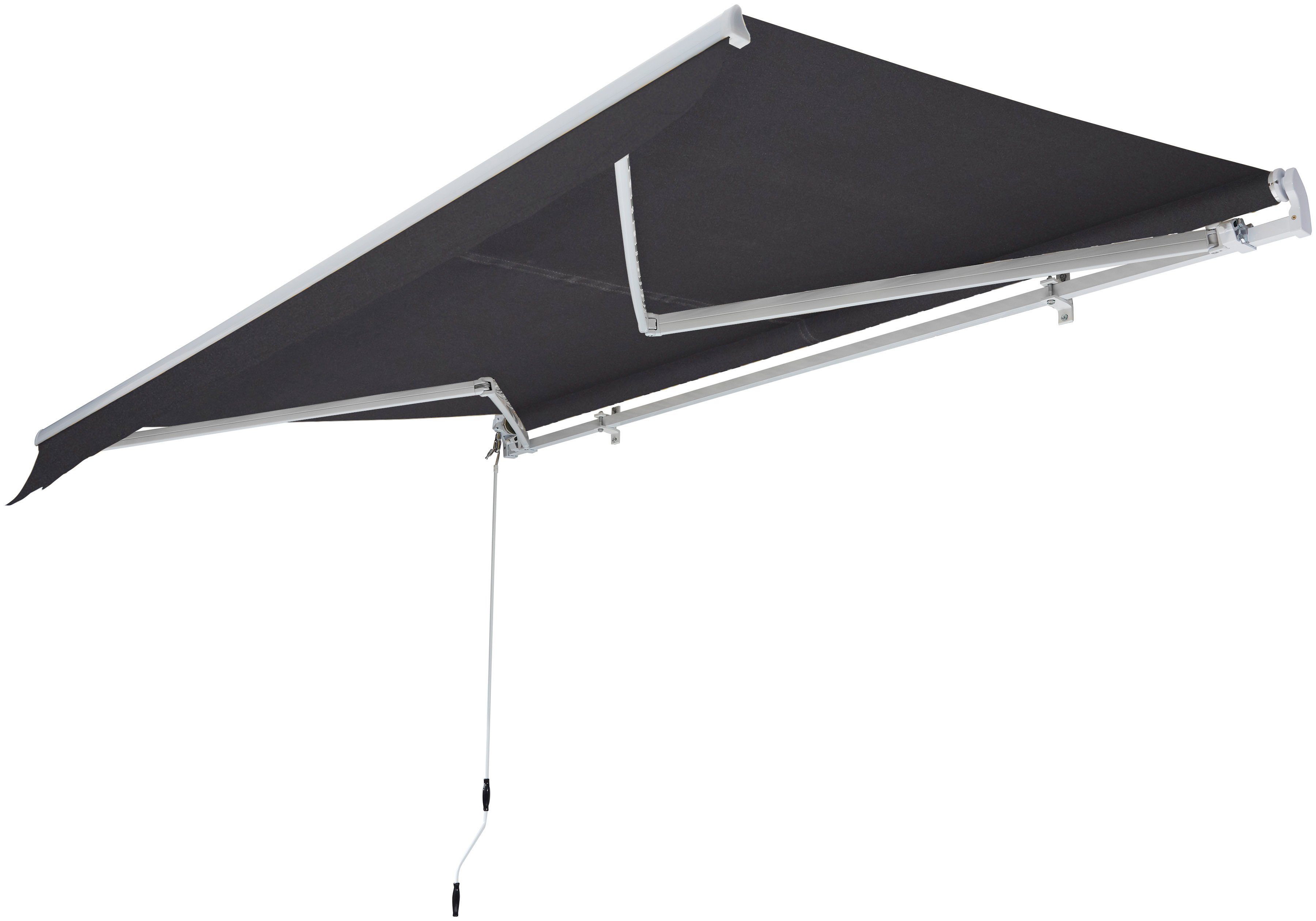 KONIFERA Zonnescherm met knikarm Breedte/uitval: 250x200 cm, in verschillende kleuren