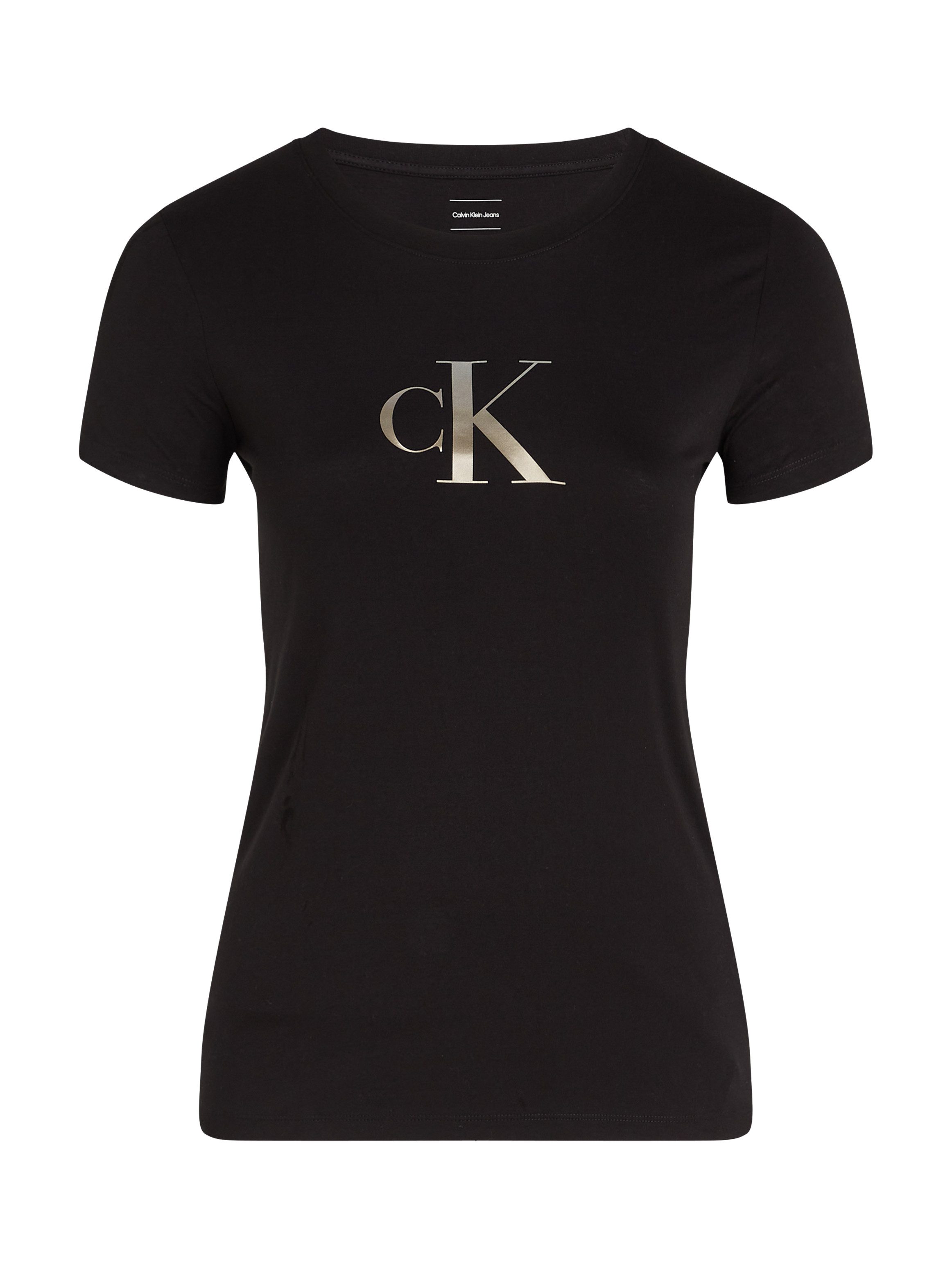 Calvin Klein Jeans Plus T-shirt PLUS GRADIENT CK SLIM TEE in grote maten, print met kleurverloop