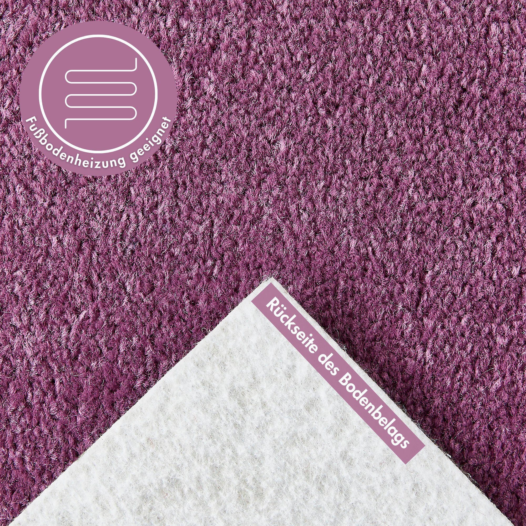 Andiamo Tapijt Kräuselvelours Ines, Made in Netherlands Effen kleuren, breedte 400 cm, slijtvast & onderhoudsvriendelijk