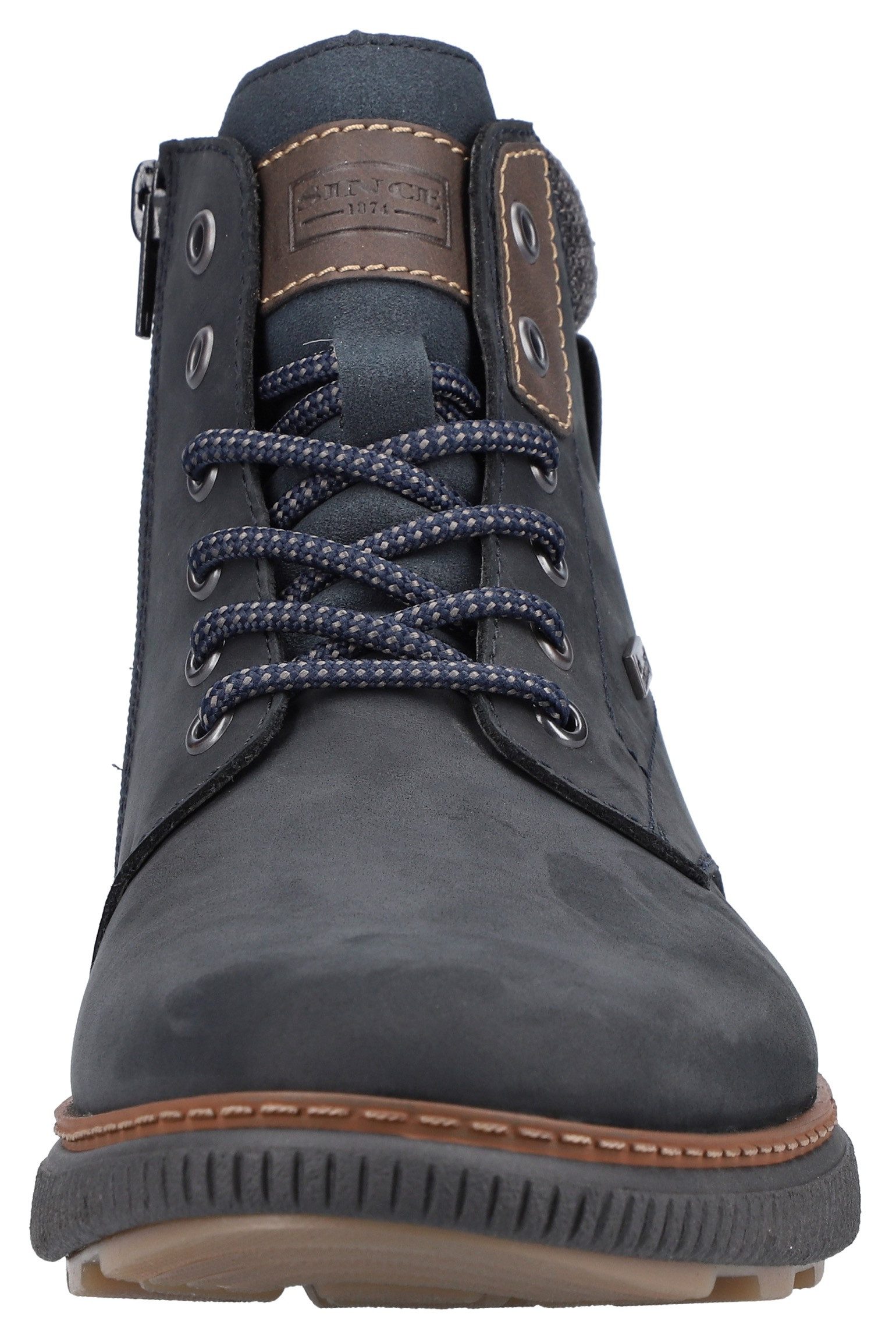 Rieker Winterlaarzen high top sneaker, veterschoen met tex-membraan, smalle vorm