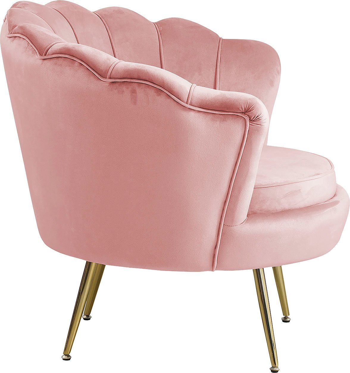SalesFever Loungestoel Clam opvallend schelpdesign