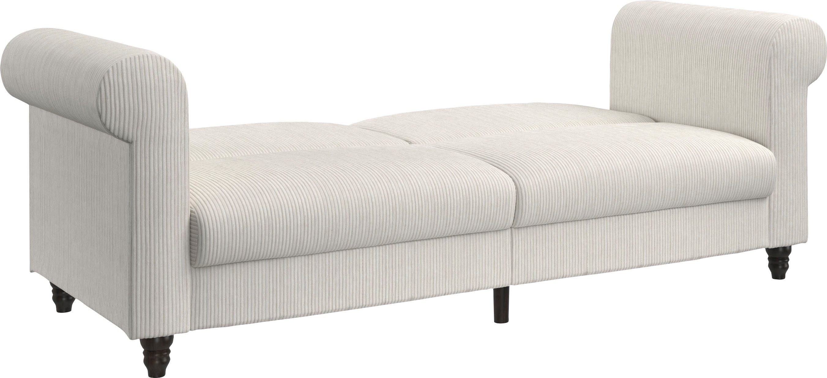Dorel Home 3-zitsbank Felix II, slaapbank 236 cm(ligoppervlak 108 x 190 cm), rugleuning