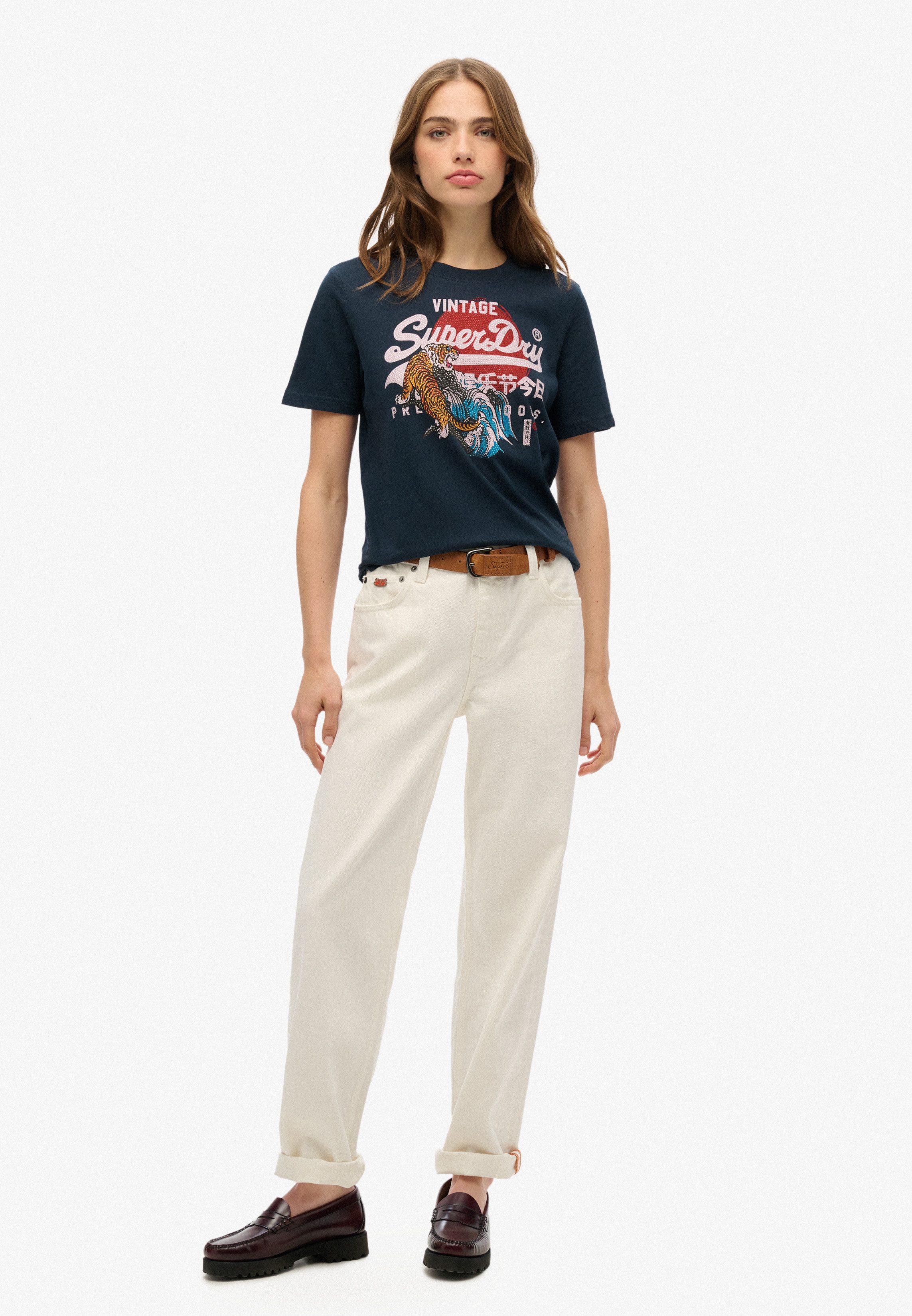 Superdry Shirt met korte mouwen VL TOKYO RELAXED TEE