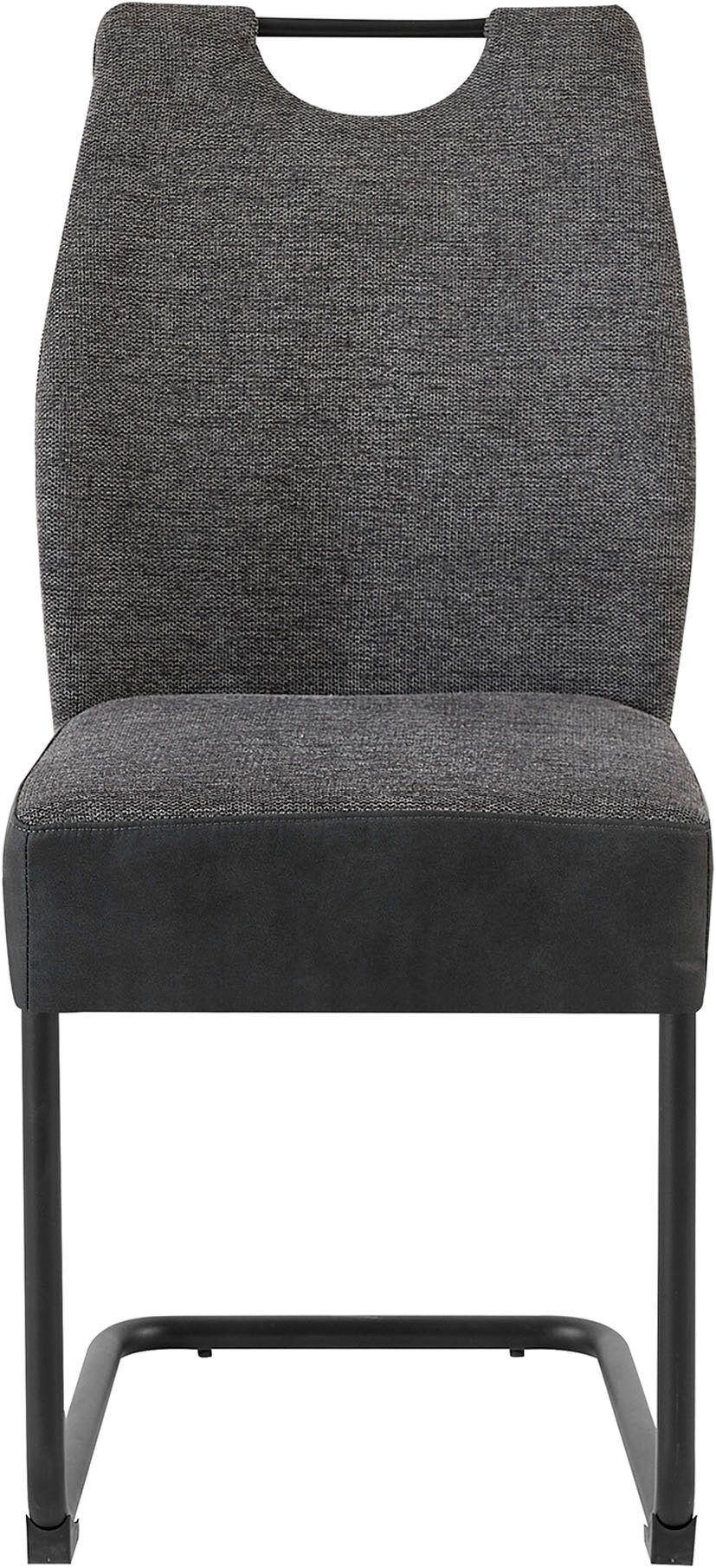 byLIVING Vrijdragende stoel Peter-XXL 2-delige set met comfortabele verenbekleding en xxl belasting tot 150 kg (set, 2 stuks)