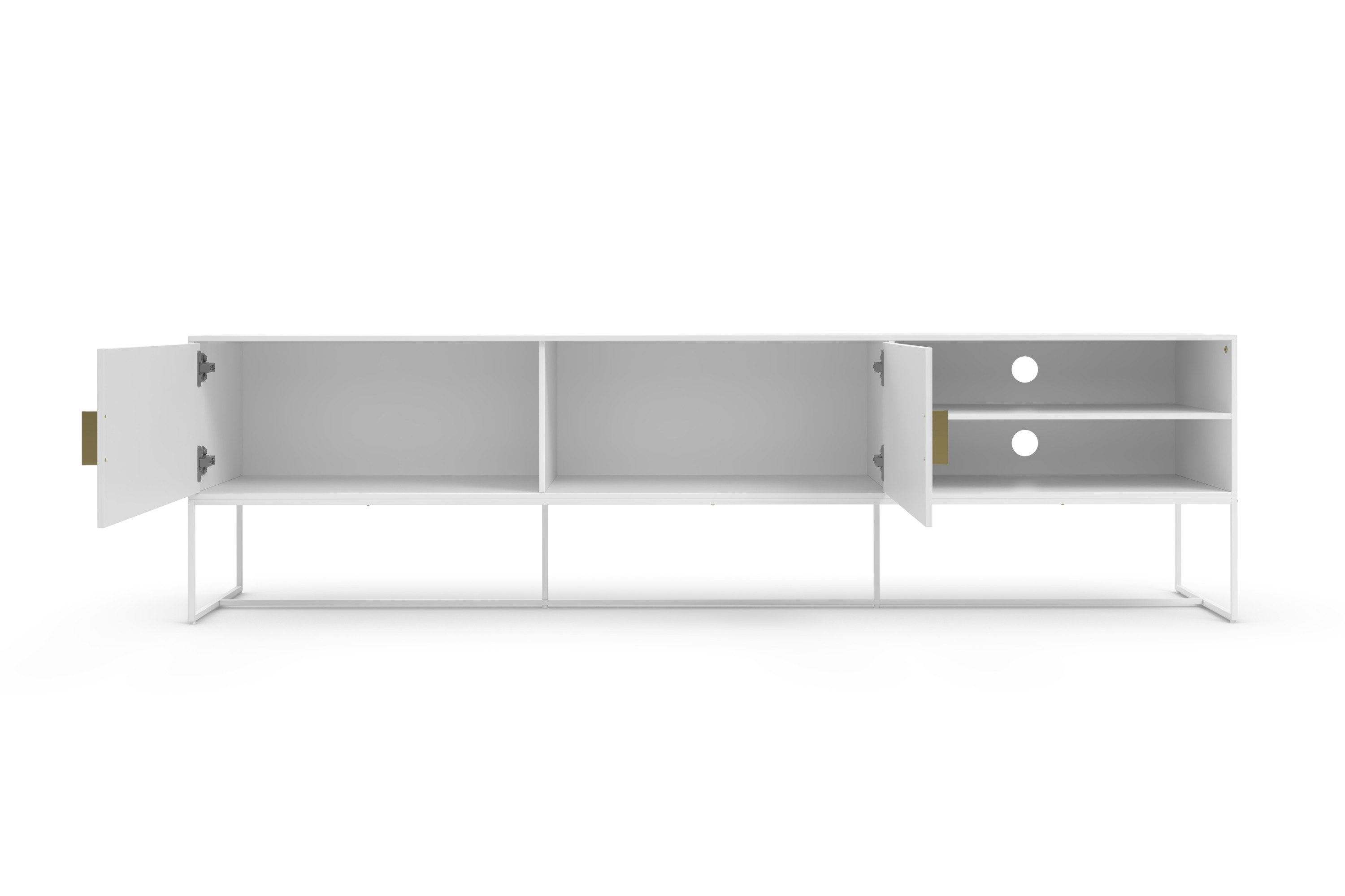 Places of Style Tv-meubel Abito Commode met kabeldoorvoer, inlegplank, breedte 180 cm