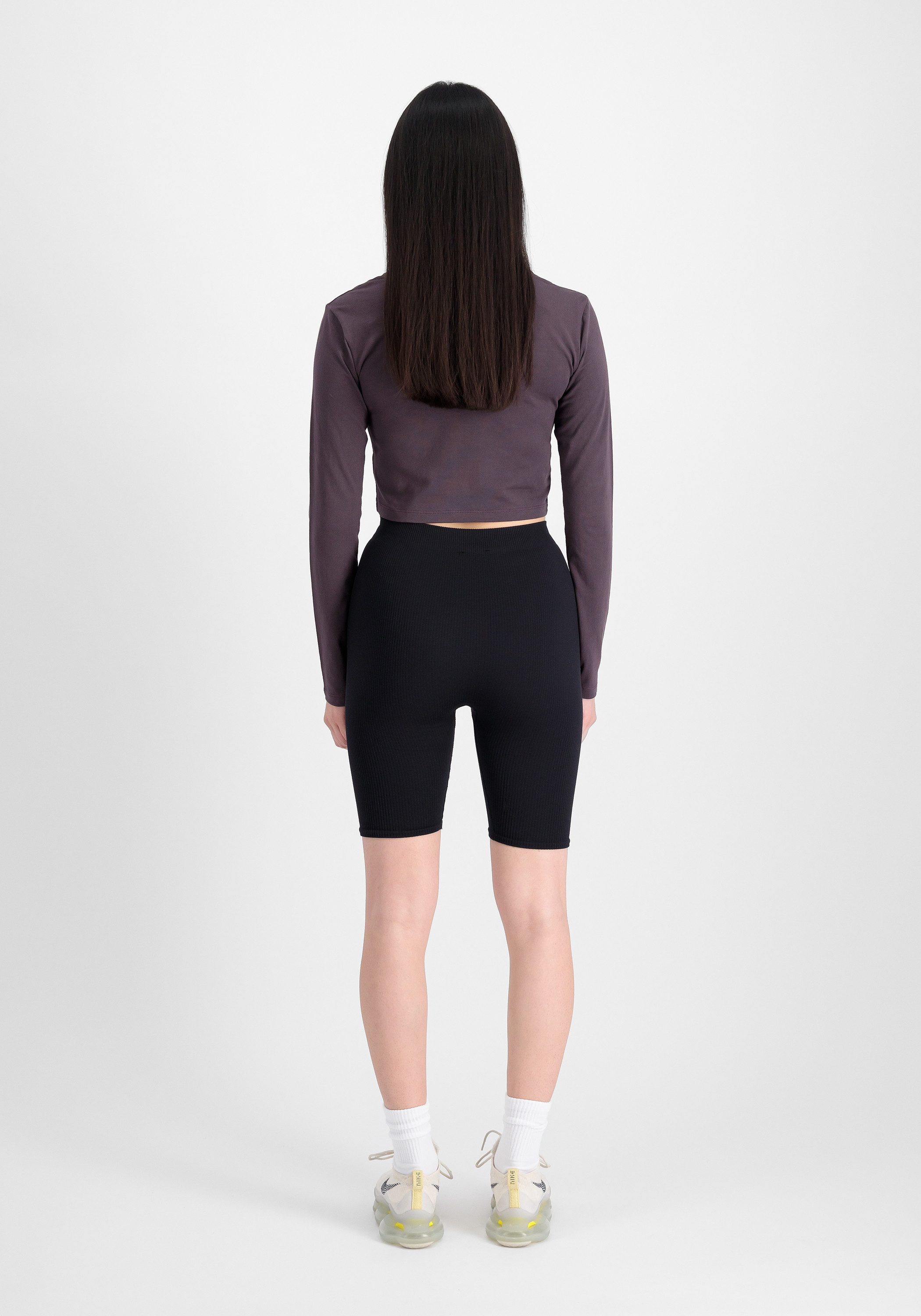 Alpha Industries Sweater Alpha Industries Women - Longsleeves Basic Cropped Longsleeve W
