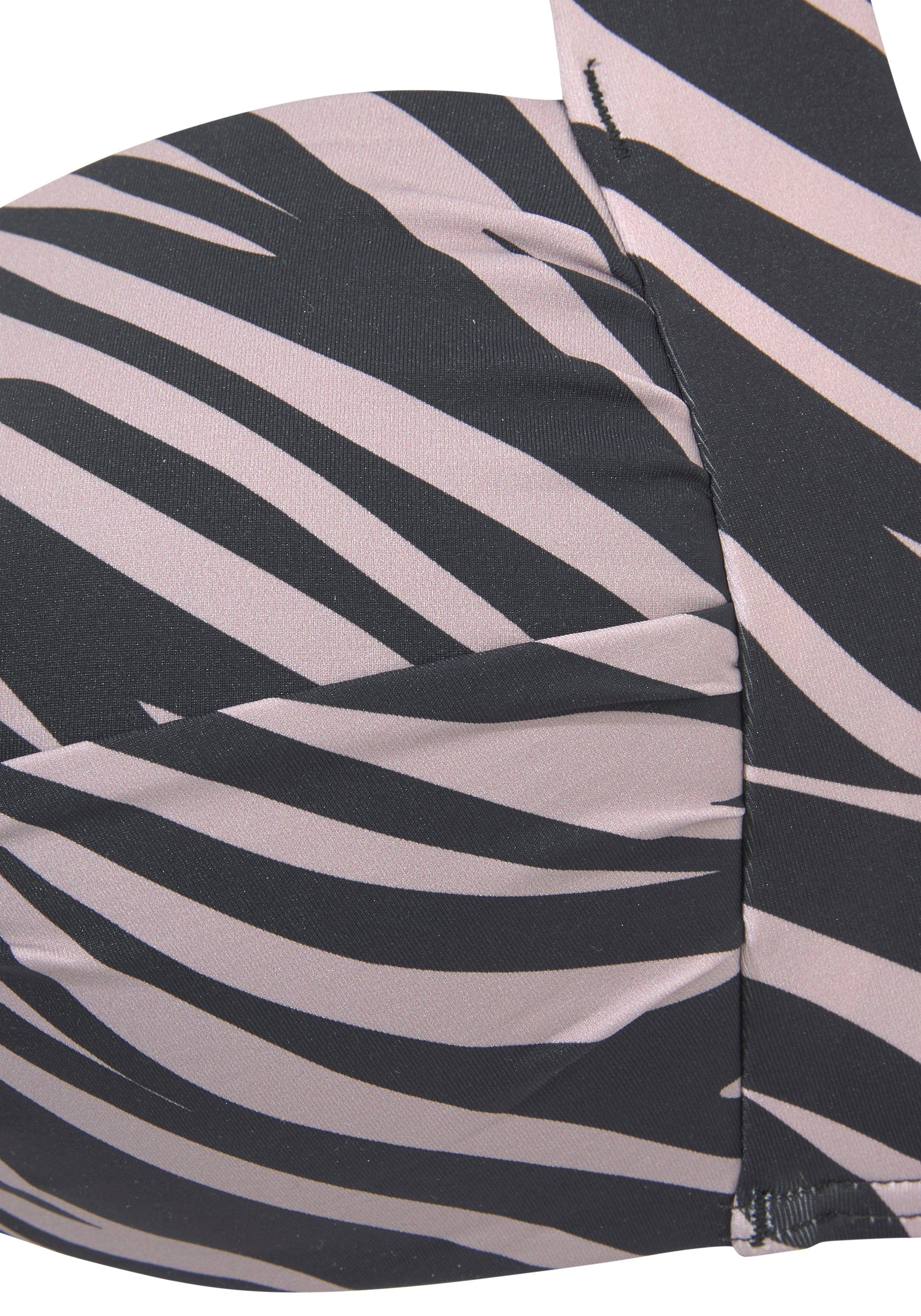 Lascana Bandeau-bikinitop Kaa in animaldesign