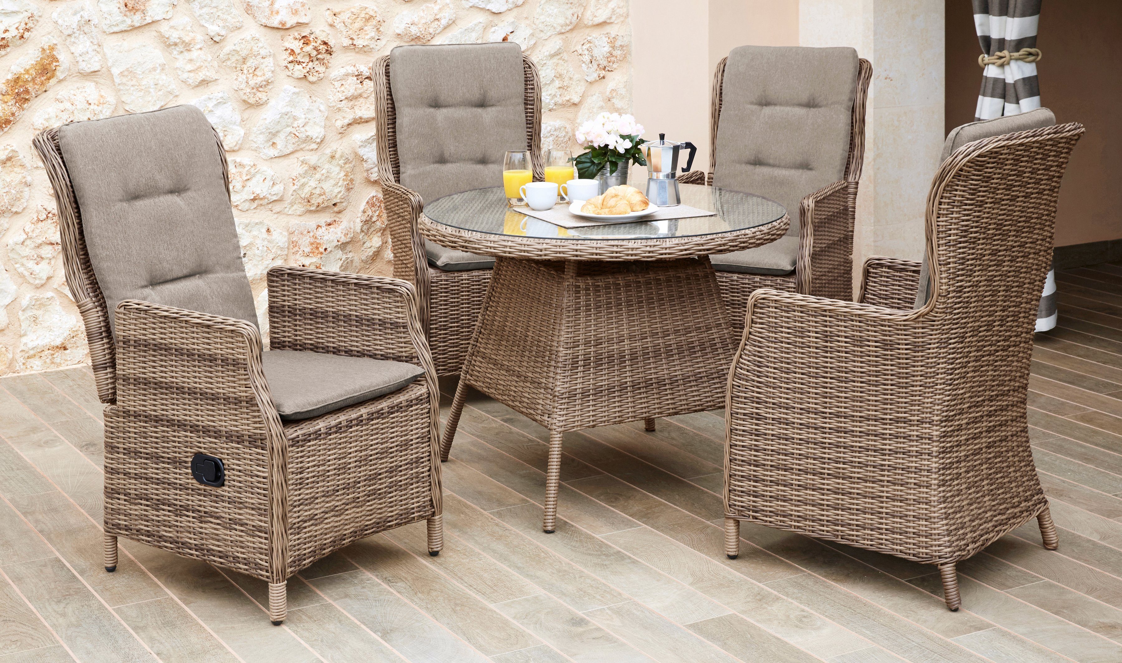 MERXX Tuintafel Riviera Ø/hoogte: 120 x 74 cm
