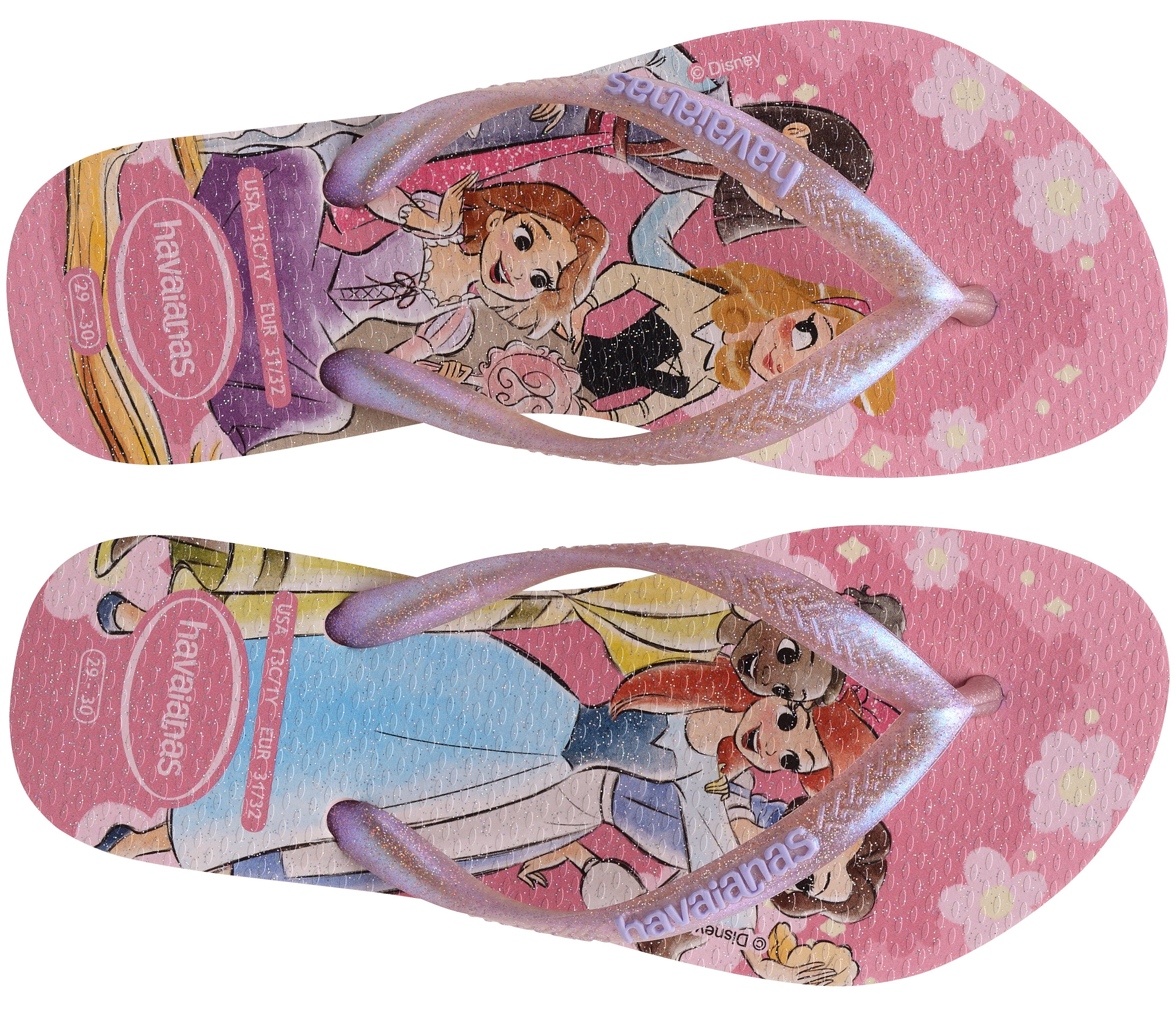 Havaianas Teenslippers KIDS SLIM PRINCESS , zomerschoenen, badschoen, vakantie, met schattig prinsessendesign