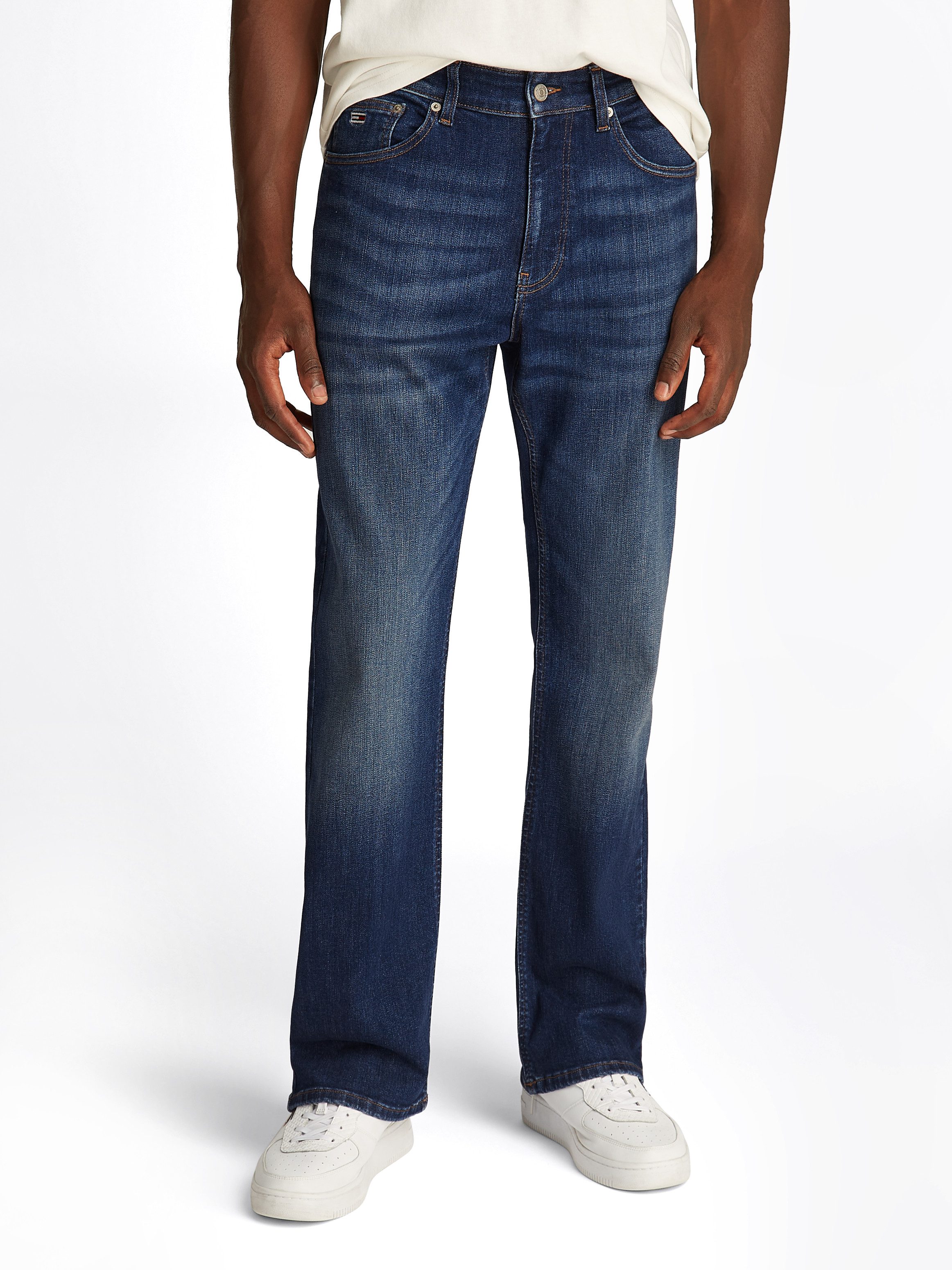 TOMMY JEANS Bootcut jeans in blauwe wassing