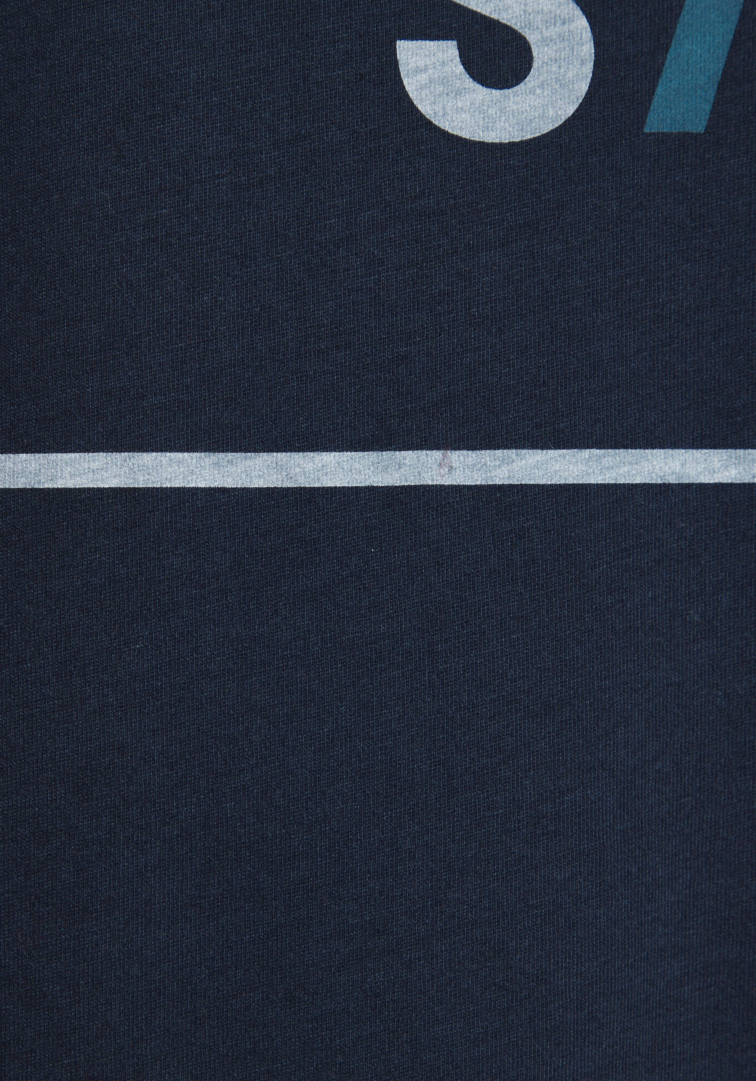 Elbsand Shirt met lange mouwen met print aan de voorkant, lange mouwen, losse pasvorm