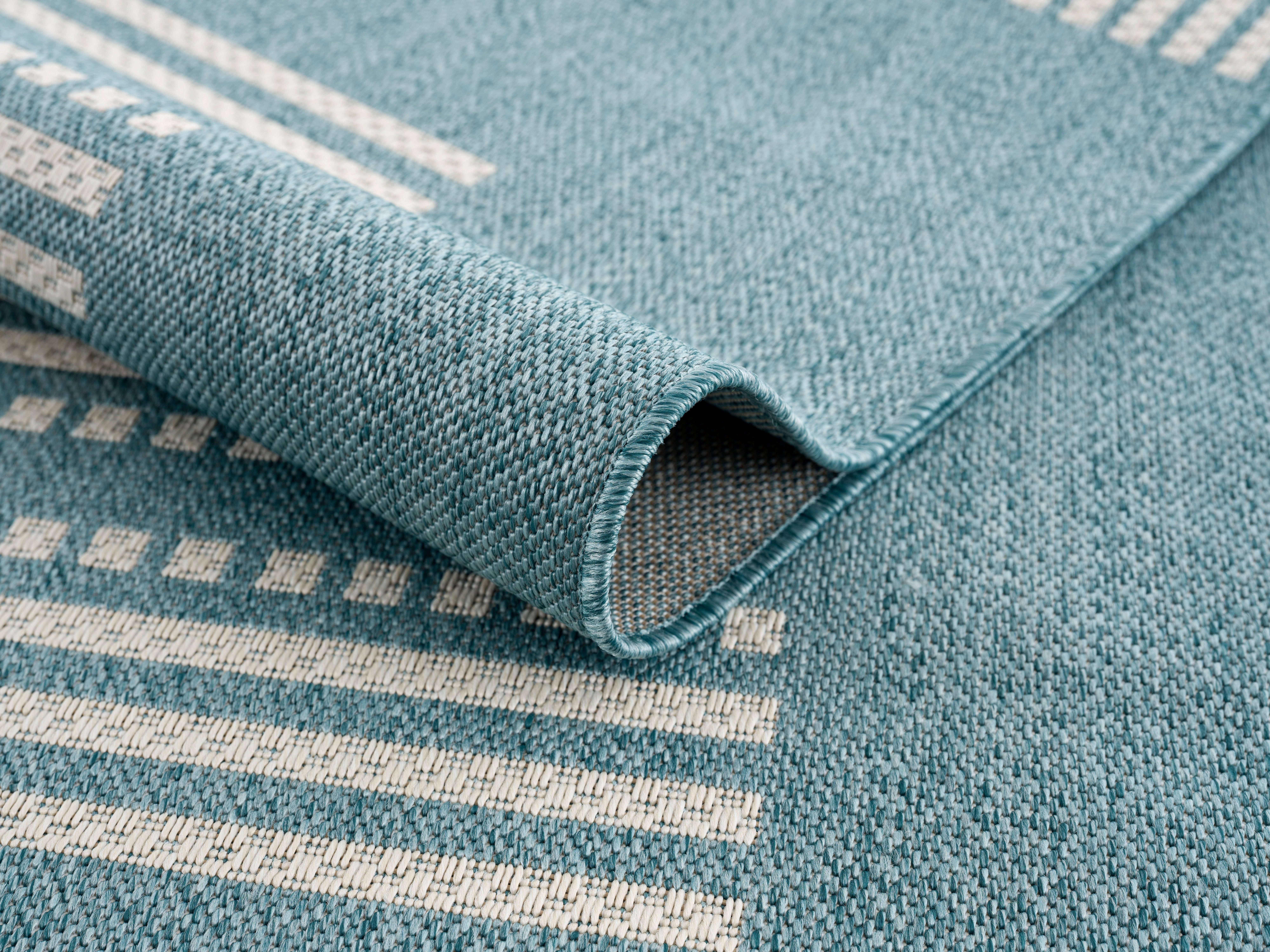 andas Vloerkleed PICO Geschikt voor buiten, sisal-look, weerbestendig & uv-bestendig, platweefsel