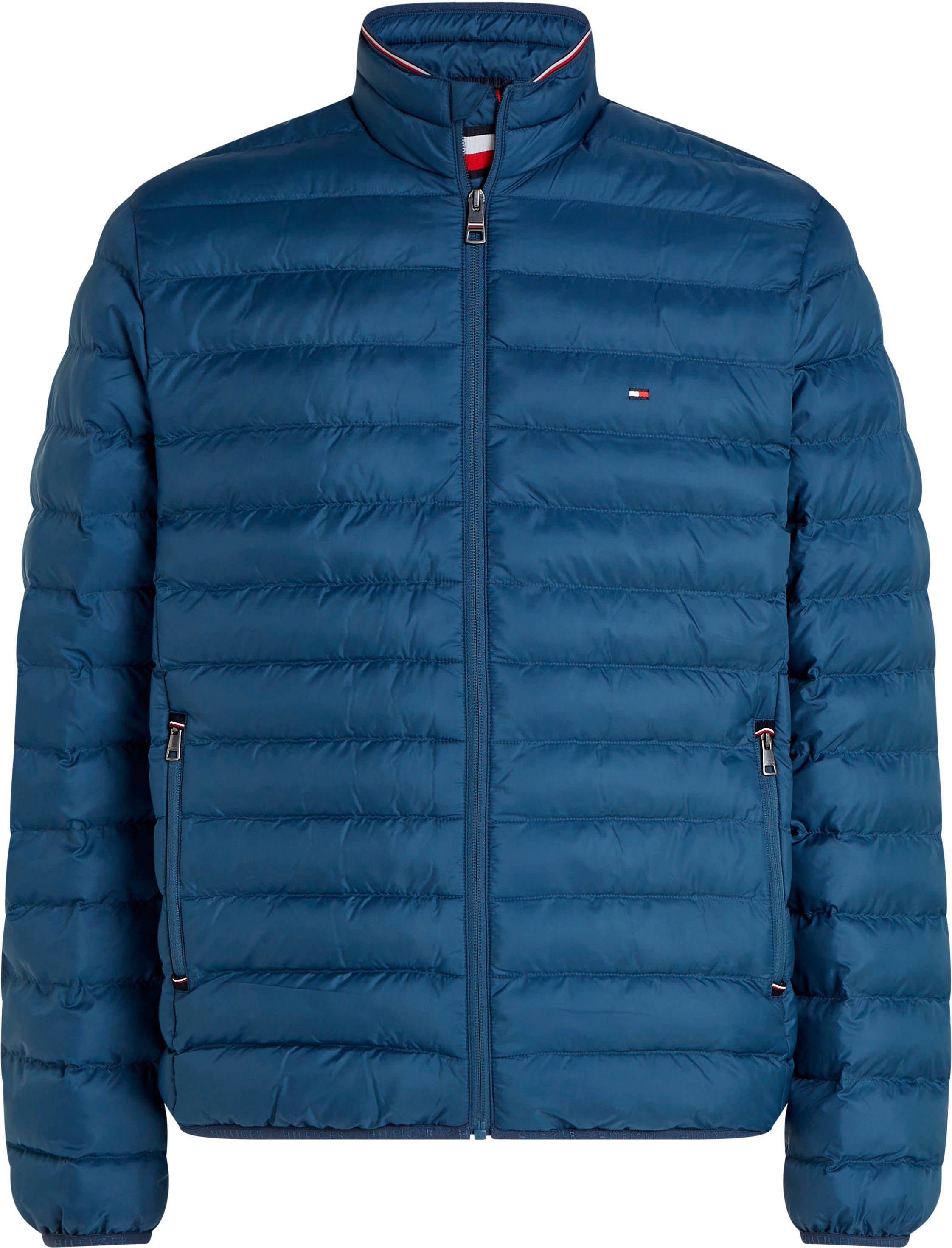 Tommy Hilfiger Gewatteerde jas PACKABLE RECYCLED JACKET met tommy hilfiger logoborduursel