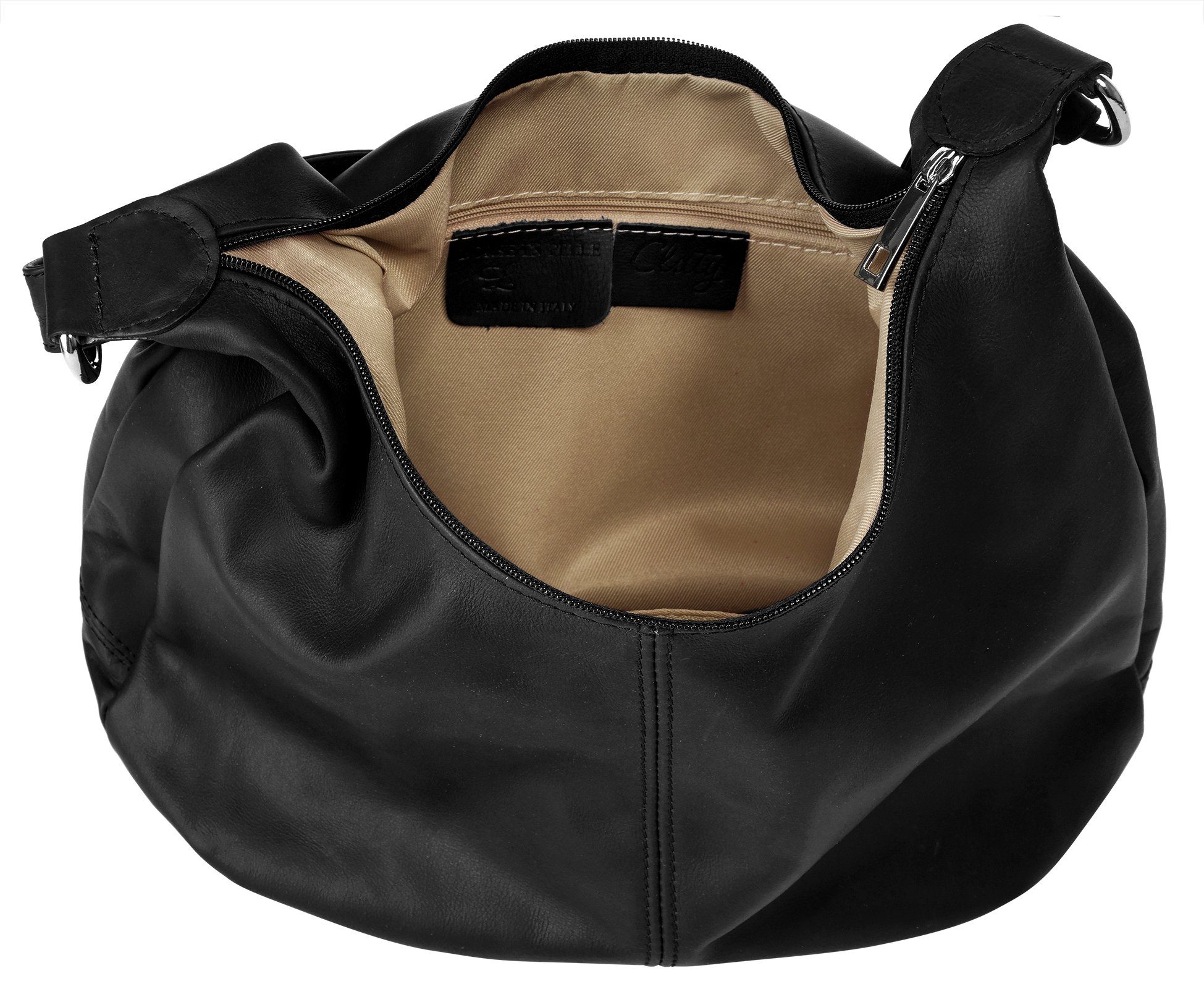Cluty Shopper echt leer, made in italy