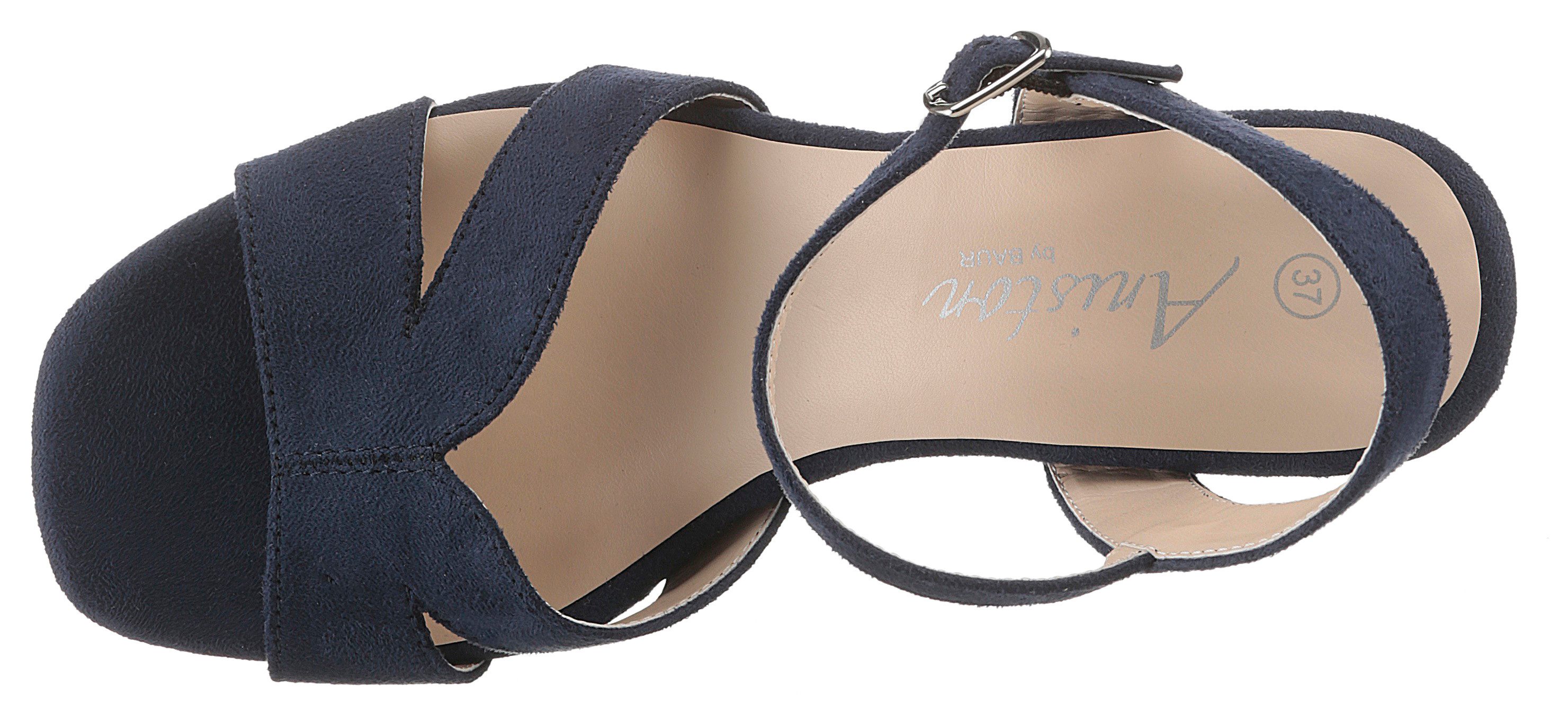 Aniston SHOES Highheel sandaaltjes , zomerschoen, avond sandaal, sleehak - nieuwe collectie