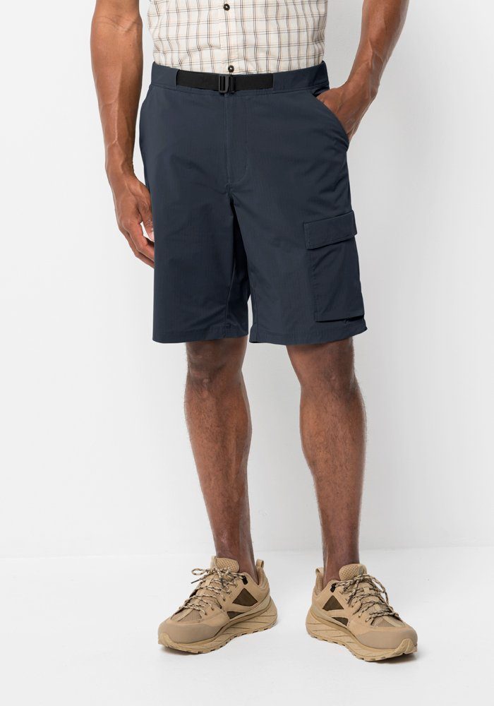 Jack Wolfskin Short WANDERTHIRST SHORTS M heren broeken maat 46 blauw