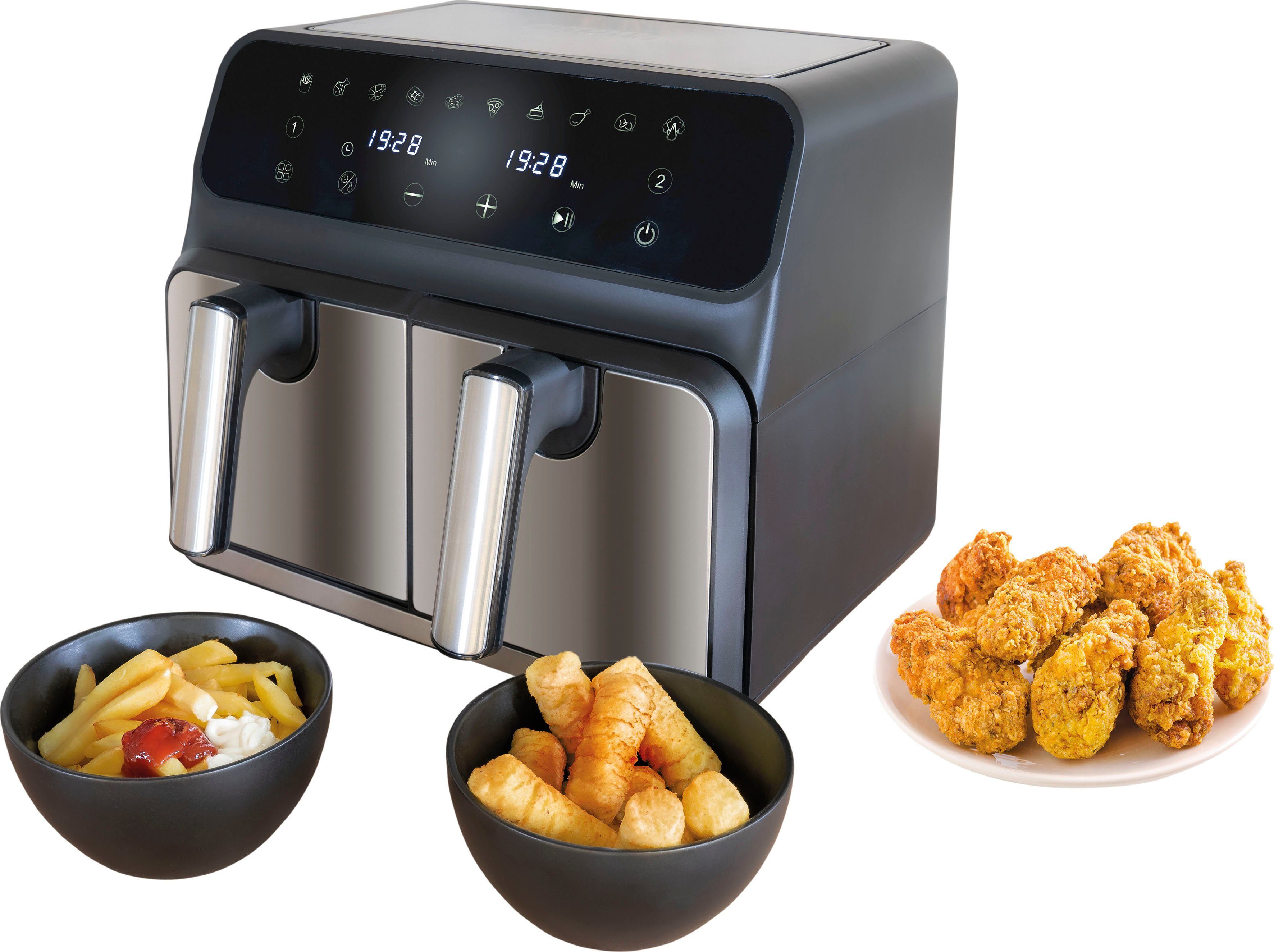 Unold Airfryer Dubbele kamer twin zone 58685