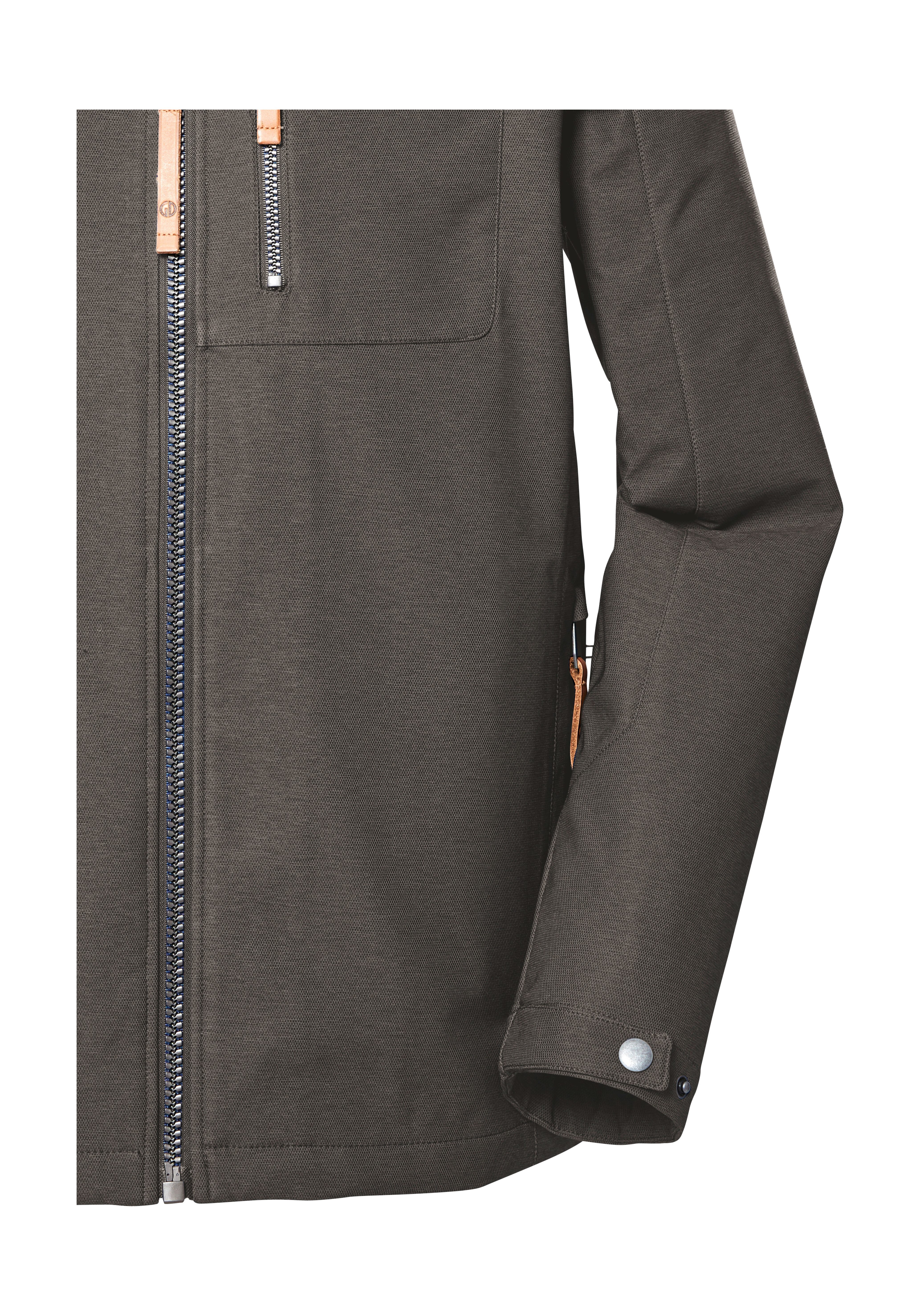 G.I.G.A. DX by killtec Softshell-jack GS 7 MN SFTSHLL JCKT Heren softshelljack: waterafstotend afneembare capuchon duurzaam