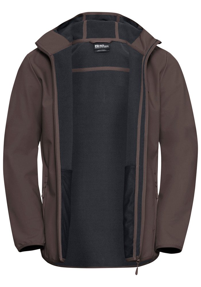 Jack Wolfskin Softshell-jack BORNBERG HOODY M