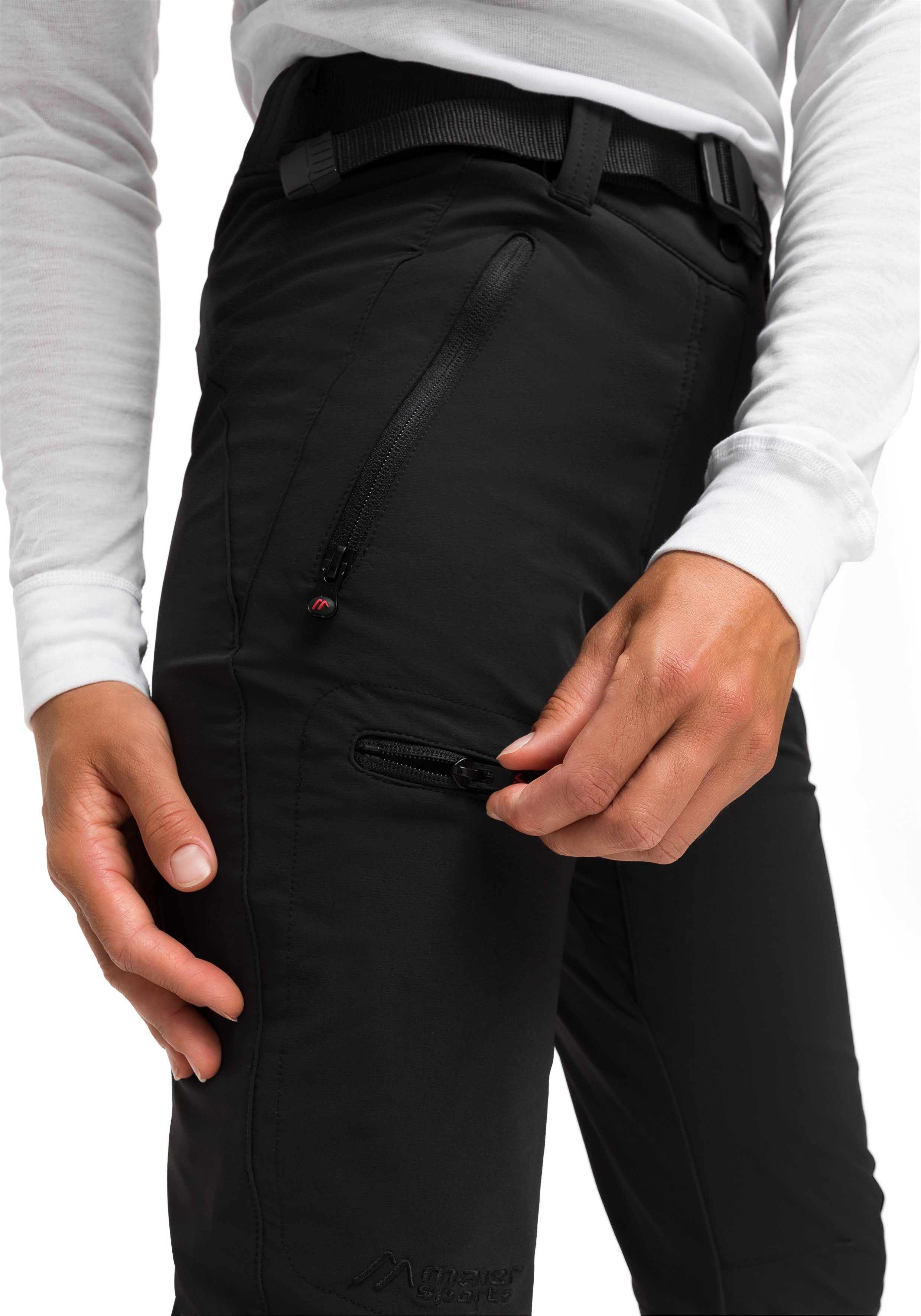 Maier Sports Functionele broek LANA Dames outdoorbroek, broek met 3 ruime zakken, wandelbroek