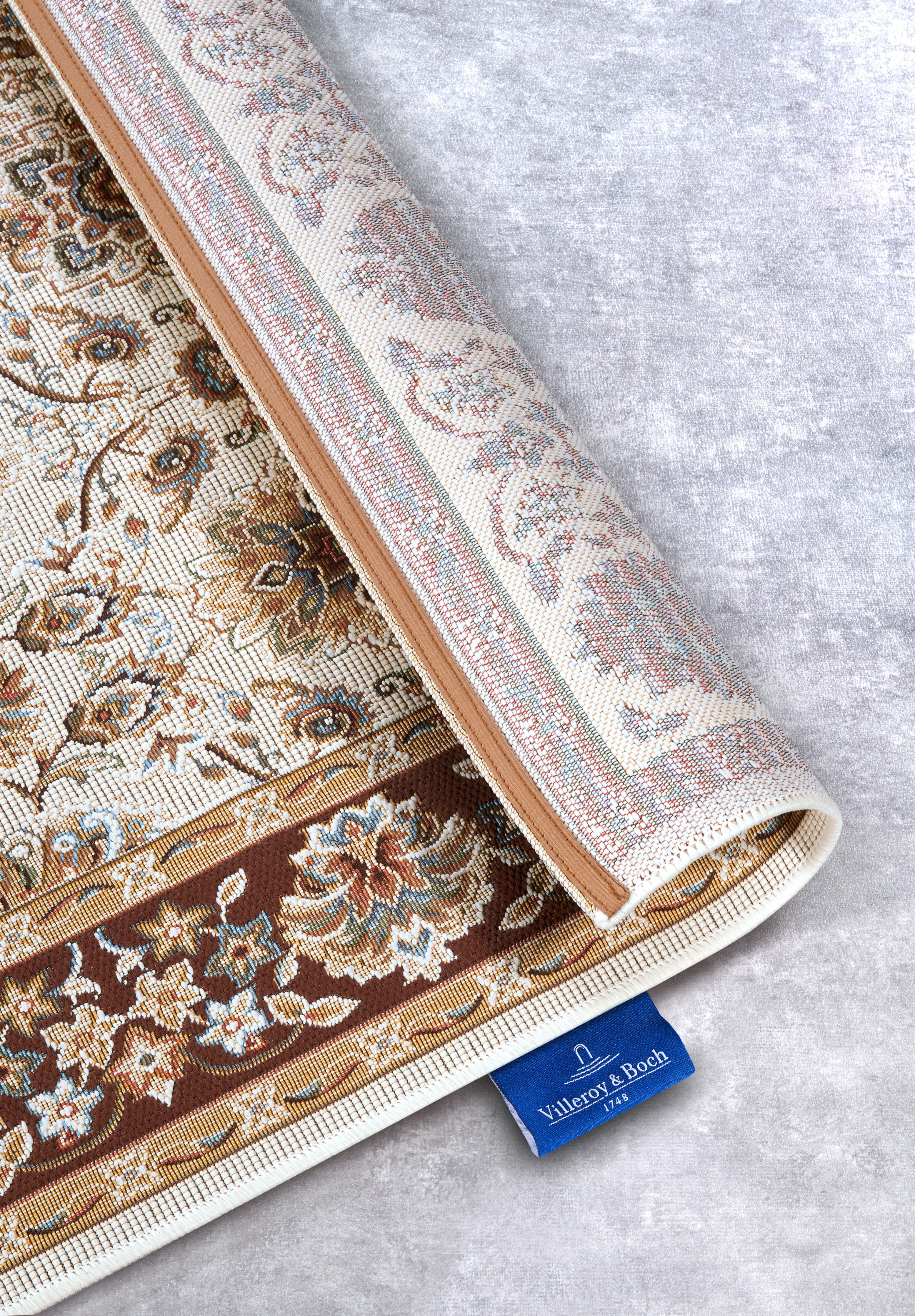 Villeroy & Boch Vloerkleed Nicolas Binnen en buiten, plat weefsel, weerbestendig, balkon, klassiek, terras