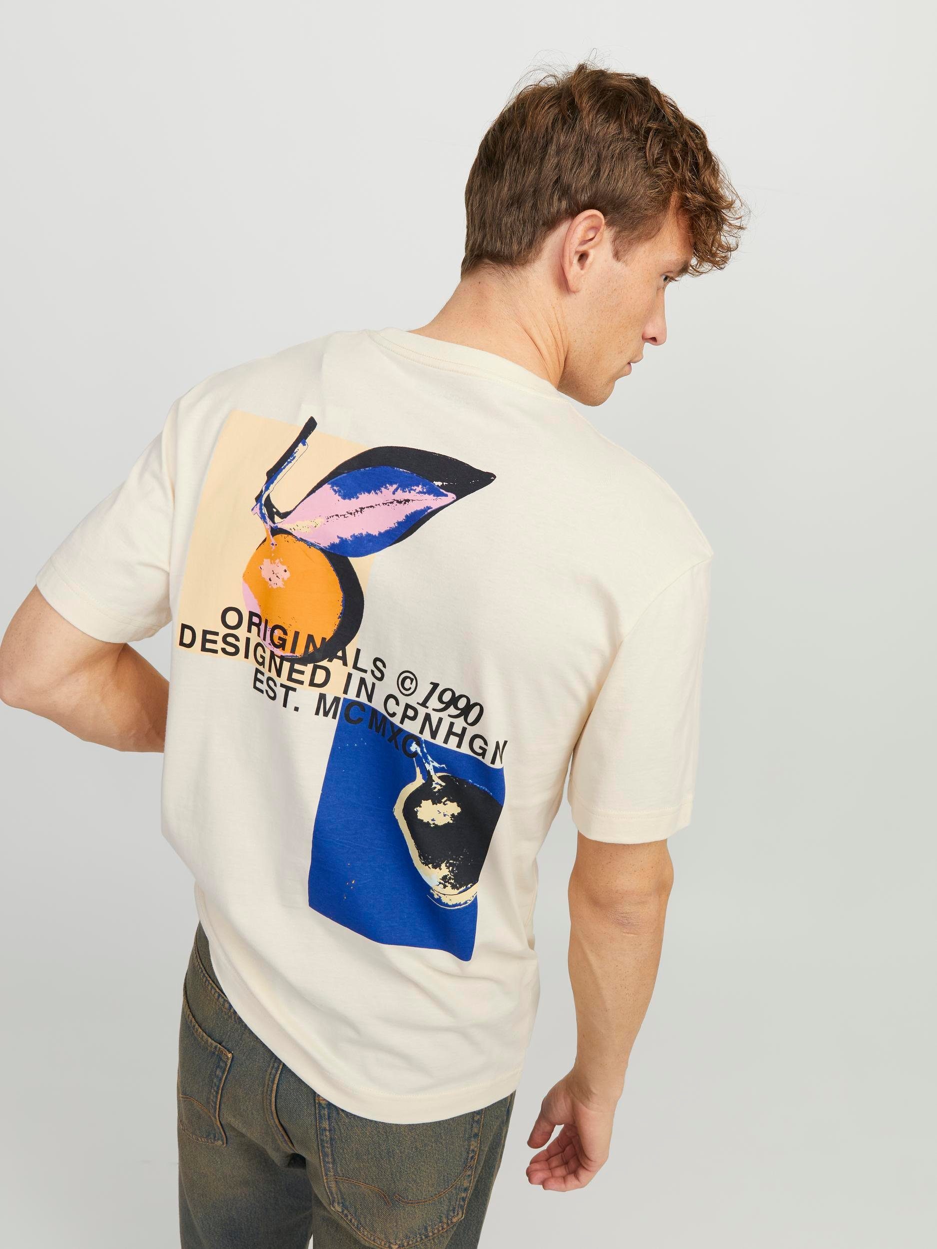 Jack & Jones T-shirt JORTAMPA BACK TEE SS CREW NECK SN