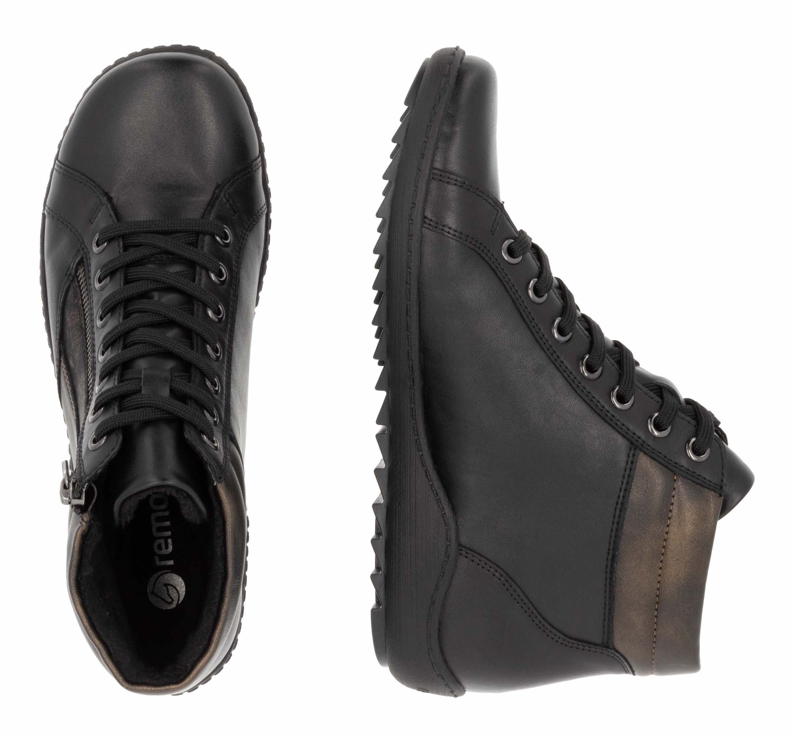 Remonte Veterschoenen flats, comfort schoen, veterschoen met tex-membraan