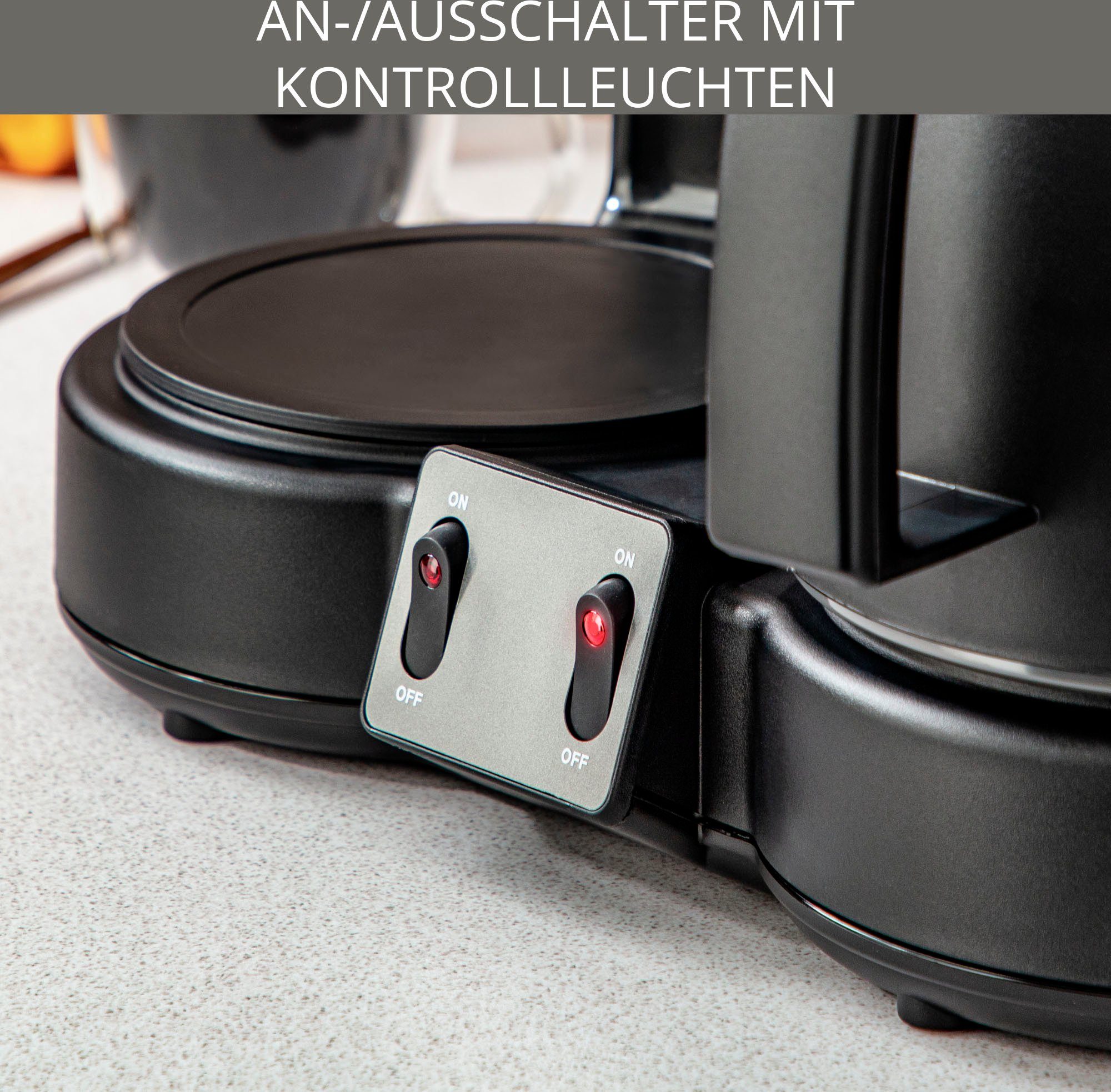 Krups Filterkoffieapparaat KT8501 Duothek, 0,8 l, Dubbele koffiezetter, twee thermoskannen, afneembare filterhouder