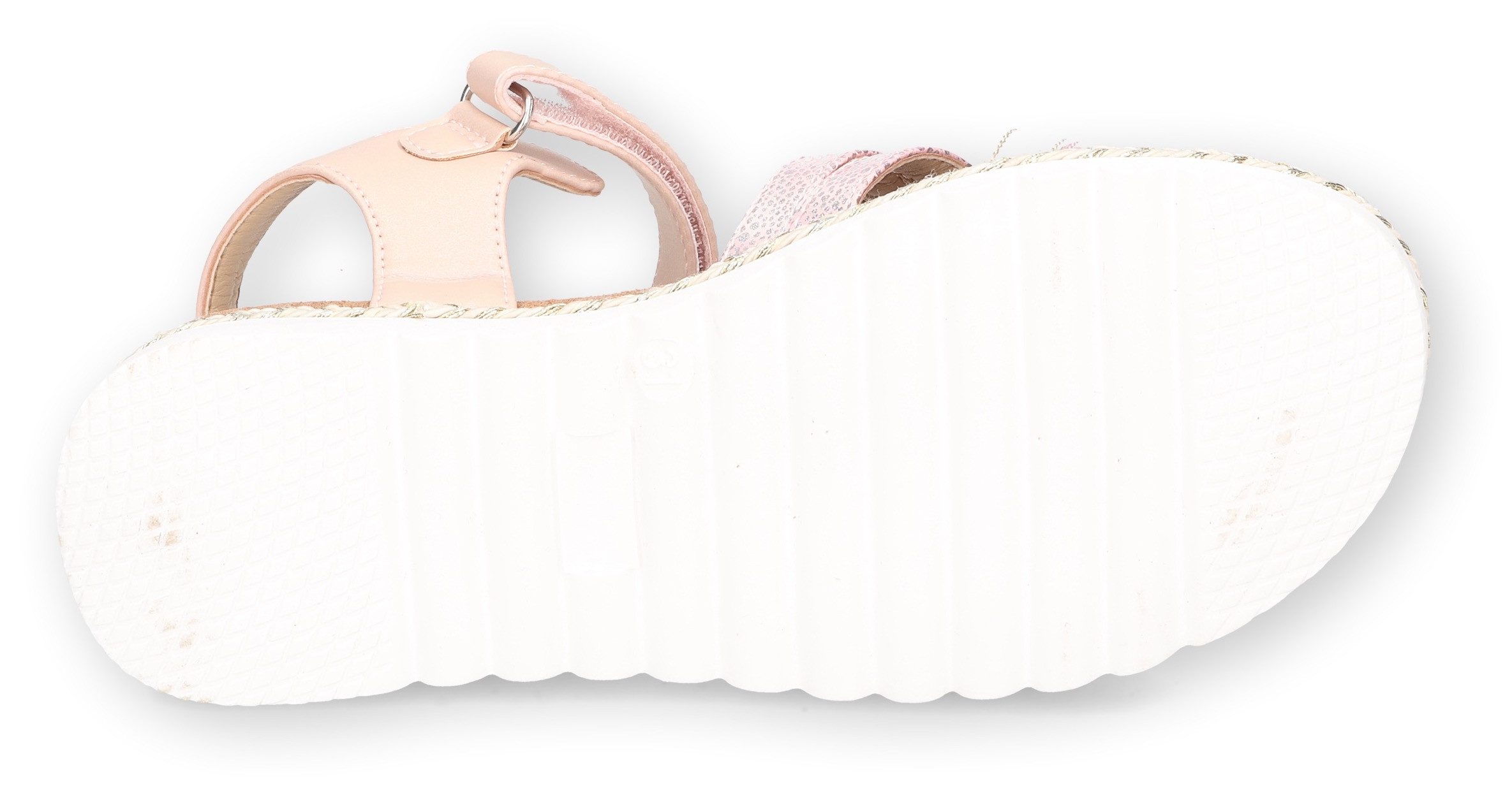 Dockers by Gerli Sandalen , sleehaksandaal, klittenbandschoen, glittersandaal met vlecht-details