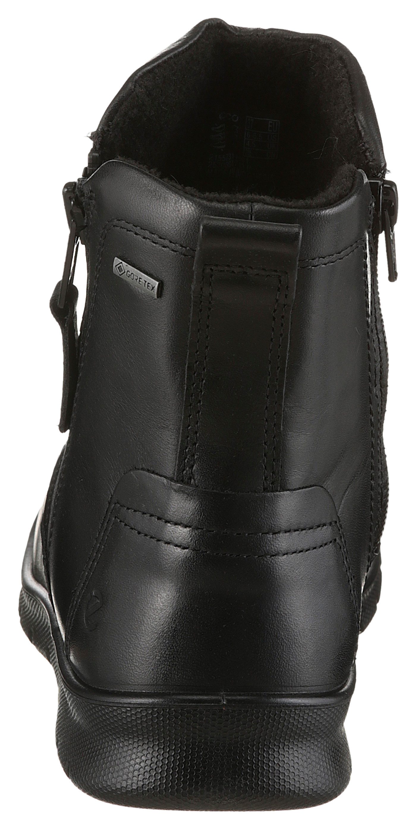 Ecco Winterlaarzen Babett Boot Enkellaars met tweezijdige ritssluiting, GORE-TEX-uitrusting