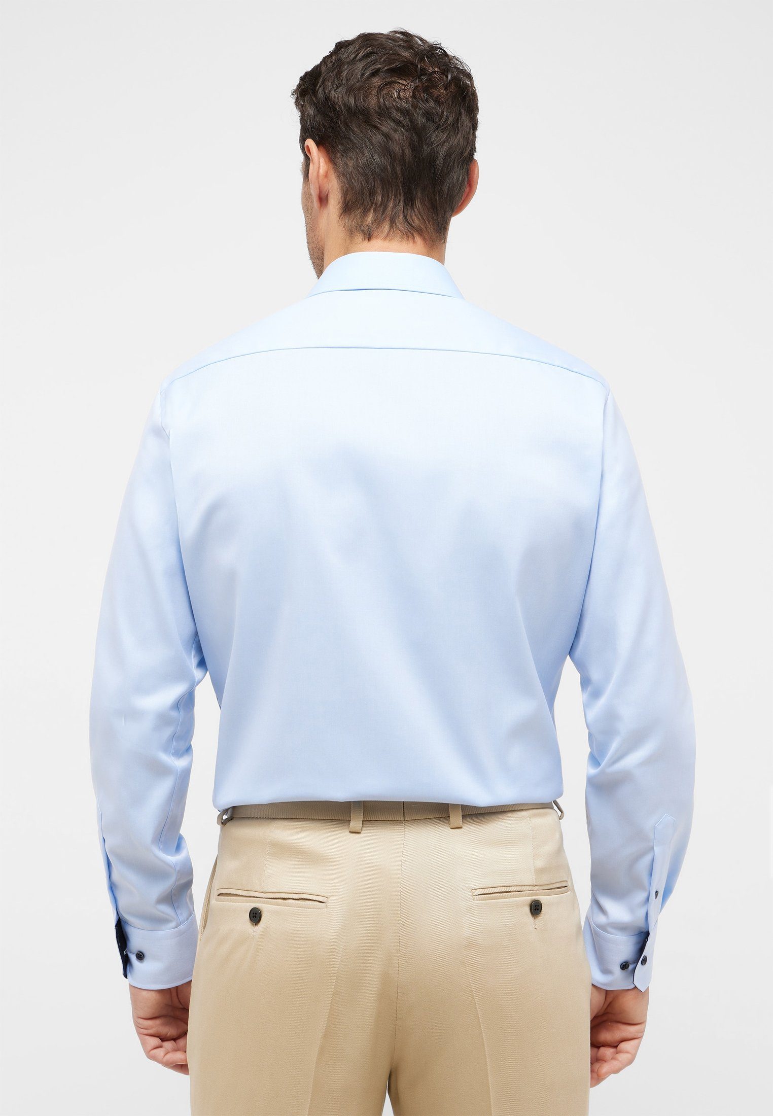 Eterna Overhemd met lange mouwen MODERN FIT NON IRON (strijkvrij)