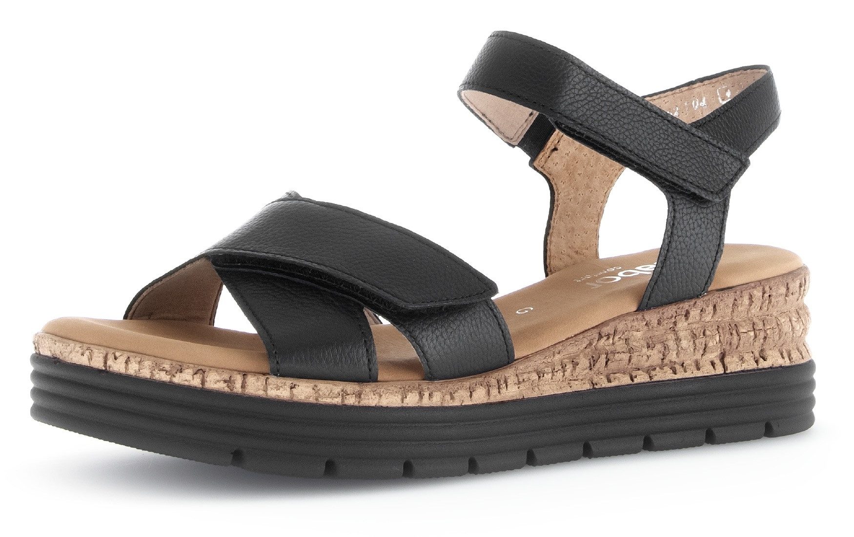 Gabor Sleehaksandaaltjes Genua , riemchensandaal, comfort-schoen, zomerschoen, stretchinzet, breedte g