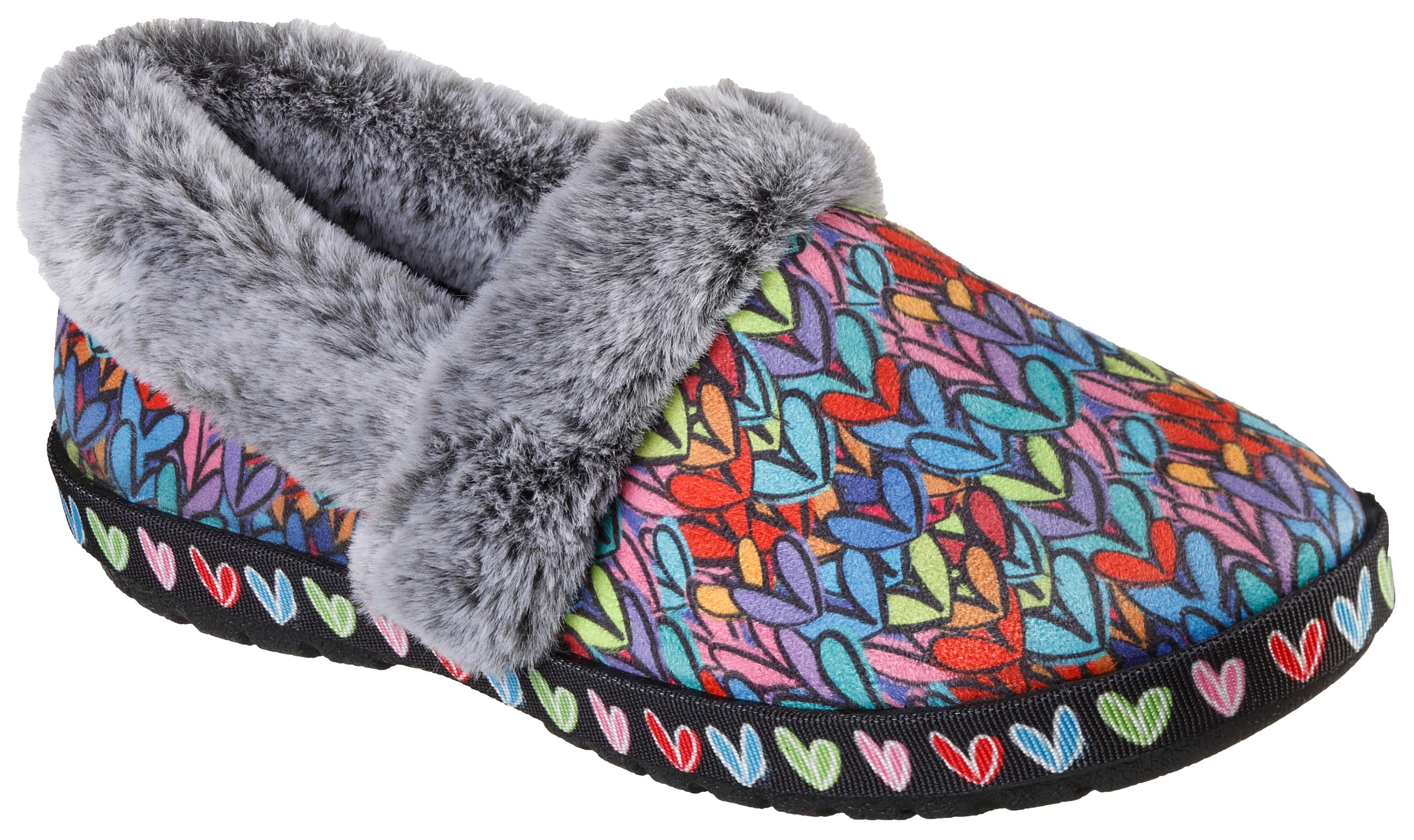 Skechers Pantoffels TOO COZY met all-over print online shoppen | OTTO