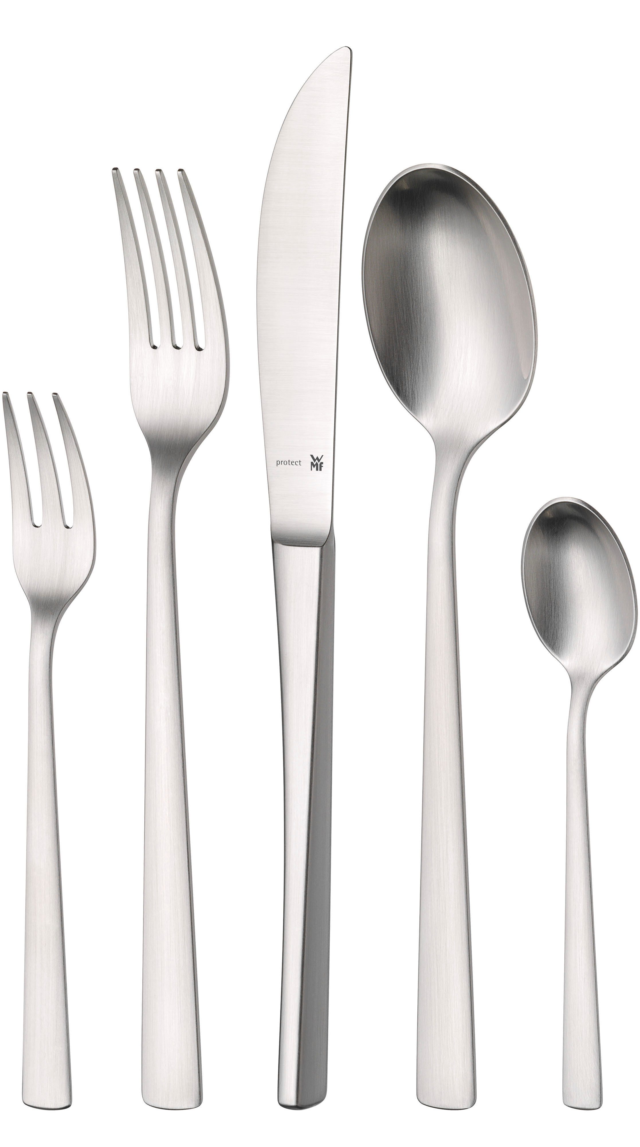 WMF Bestekset Corvo mat, krasbestendig, vaatwasmachinebestendig (set, 30-delig)