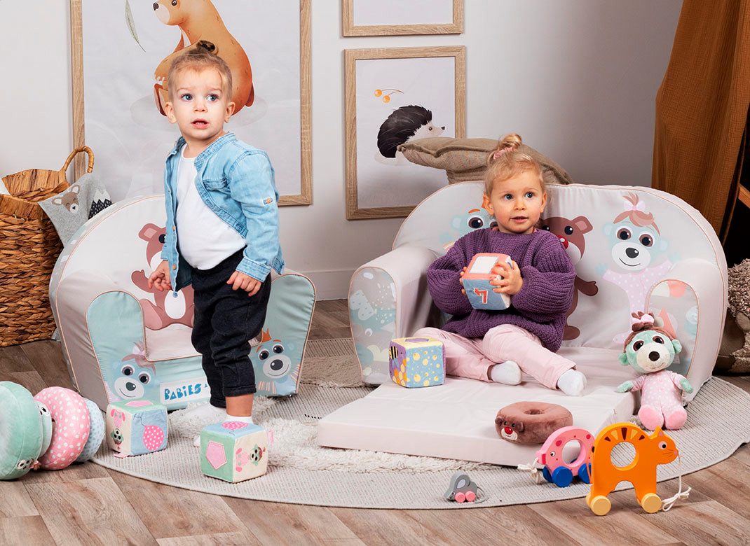 Knorrtoys® Fauteuil Babies and the bear