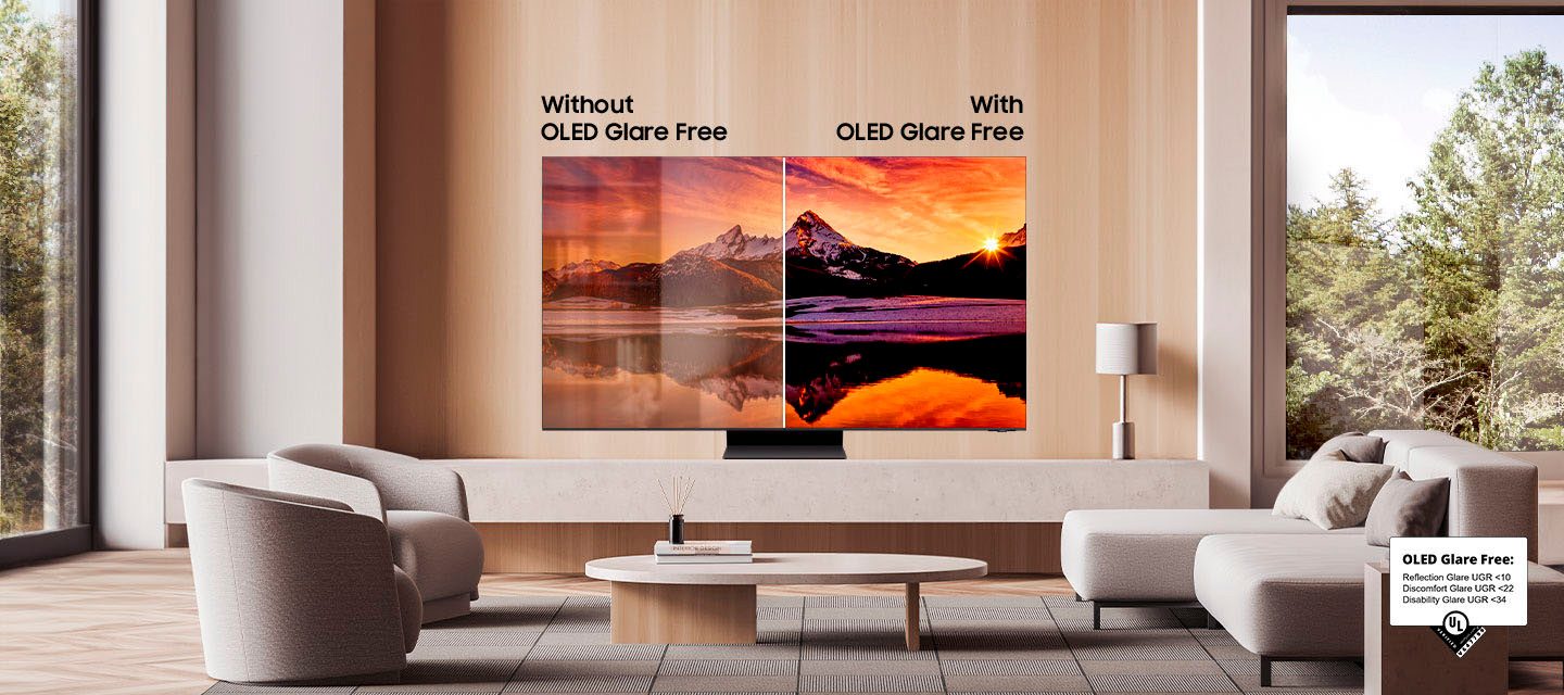 Samsung OLED-TV, 138 cm / 55", 4K Ultra HD, Smart TV, Neural Quantum 4K AI Gen2-processor, schitteringsvrij, tot 144Hz