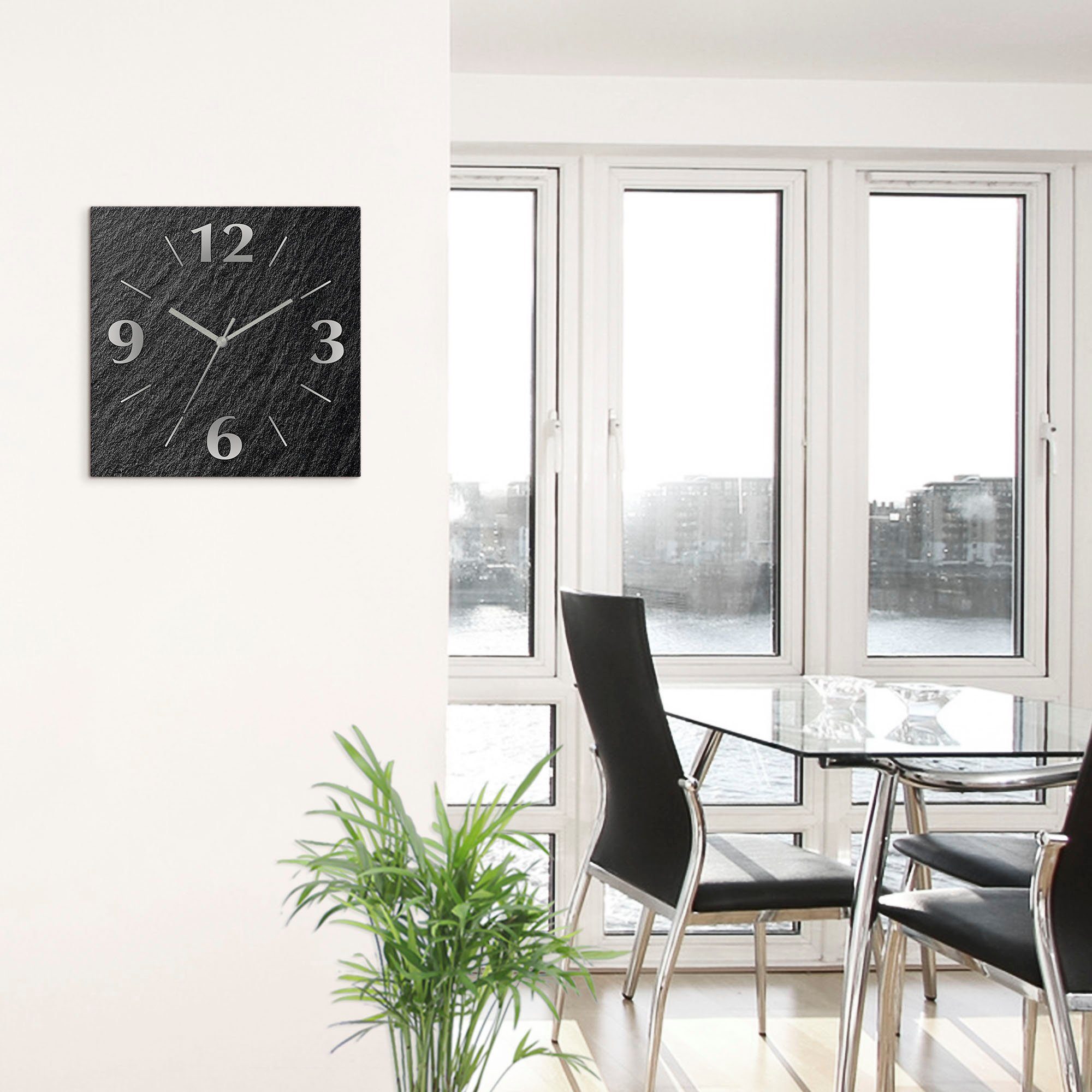 Artland Wandklok Leisteen optioneel verkrijgbaar met kwarts- of radiografisch uurwerk,...