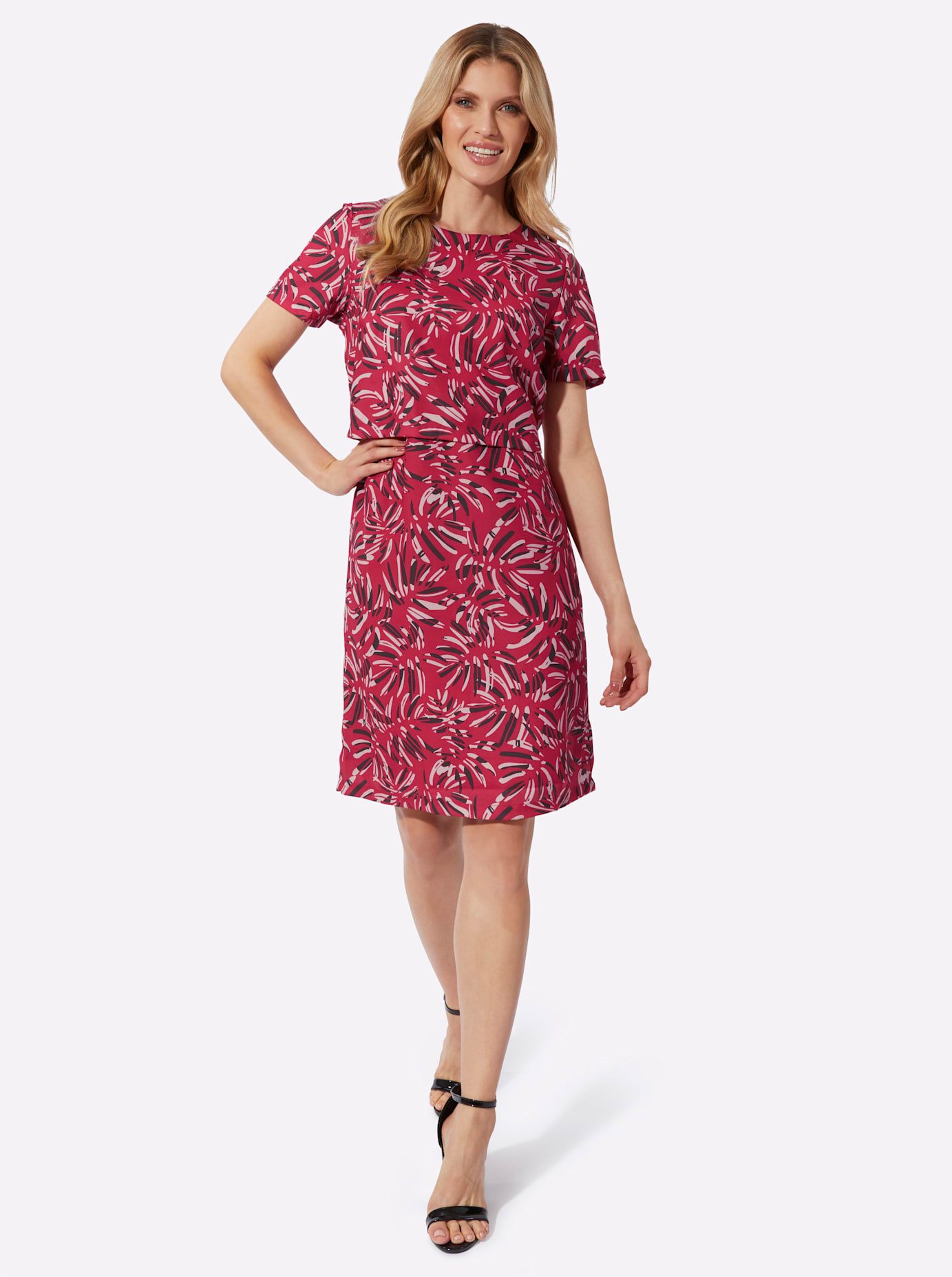 Classic Basics Gedessineerde jurk