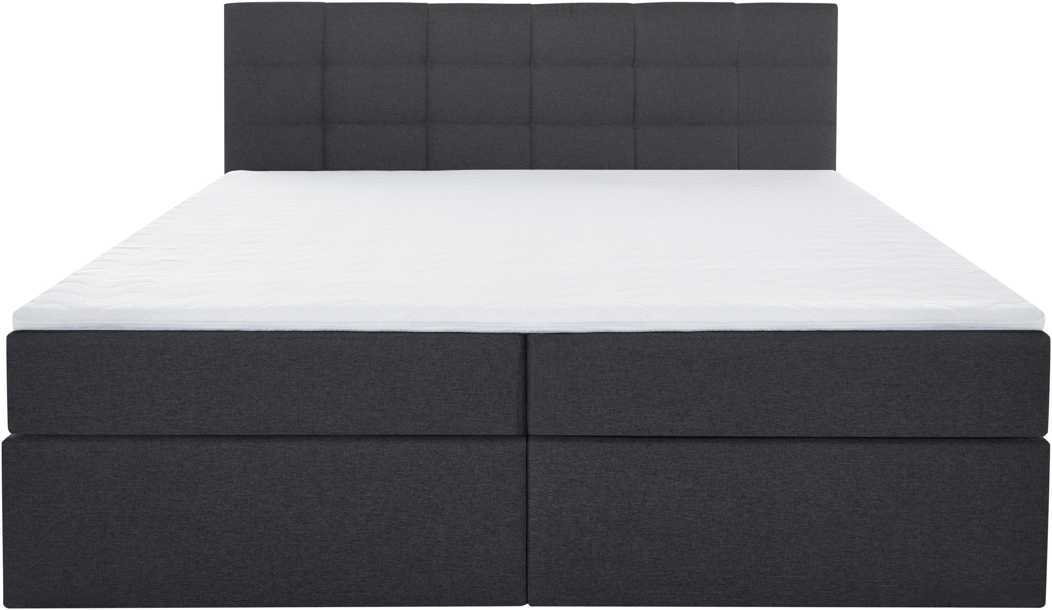 INOSIGN Boxspring OVALO optioneel met bedbox, verkrijgbaar in h2, h3 & h4