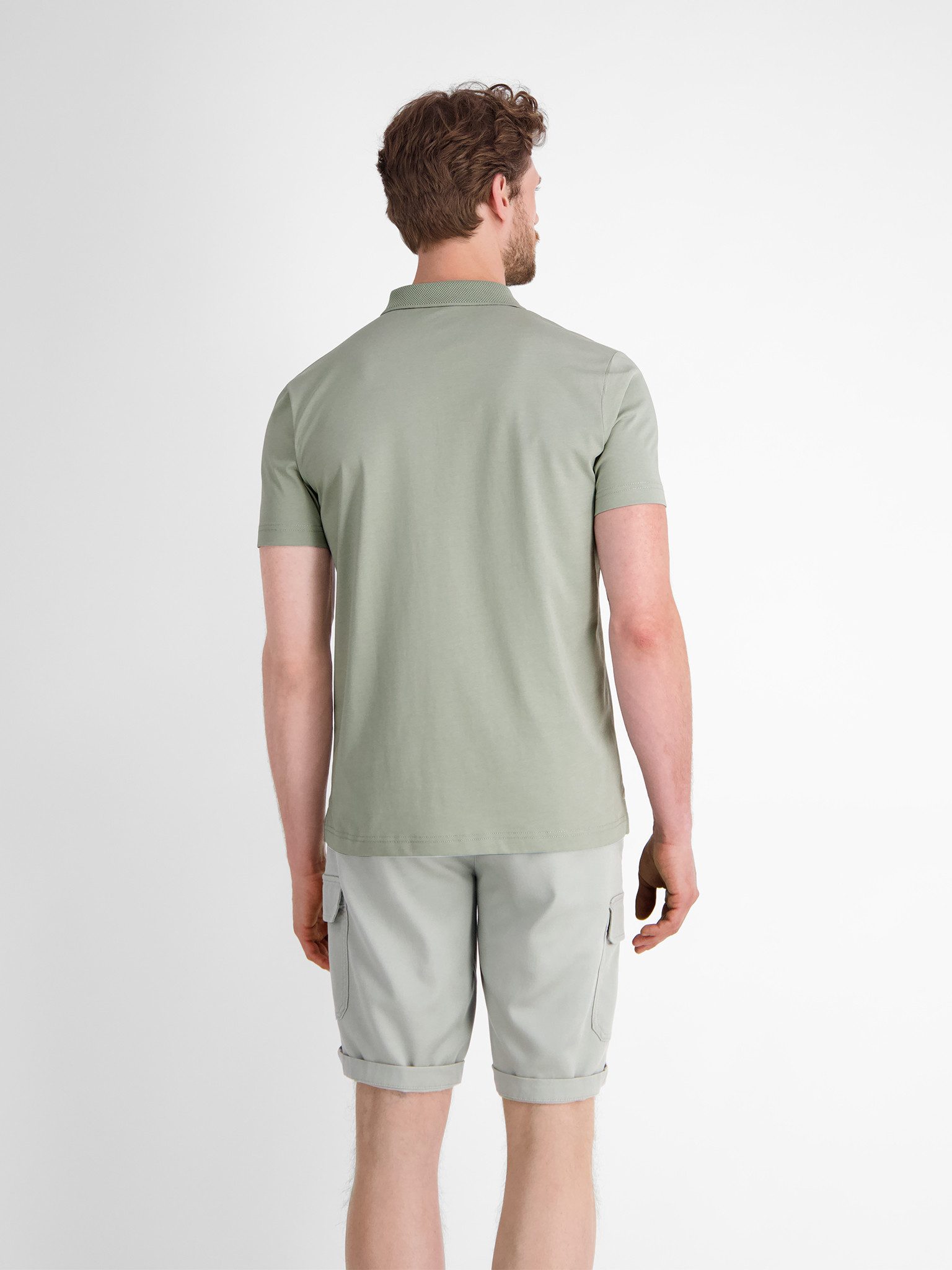 Lerros Poloshirt met geborduurd logo