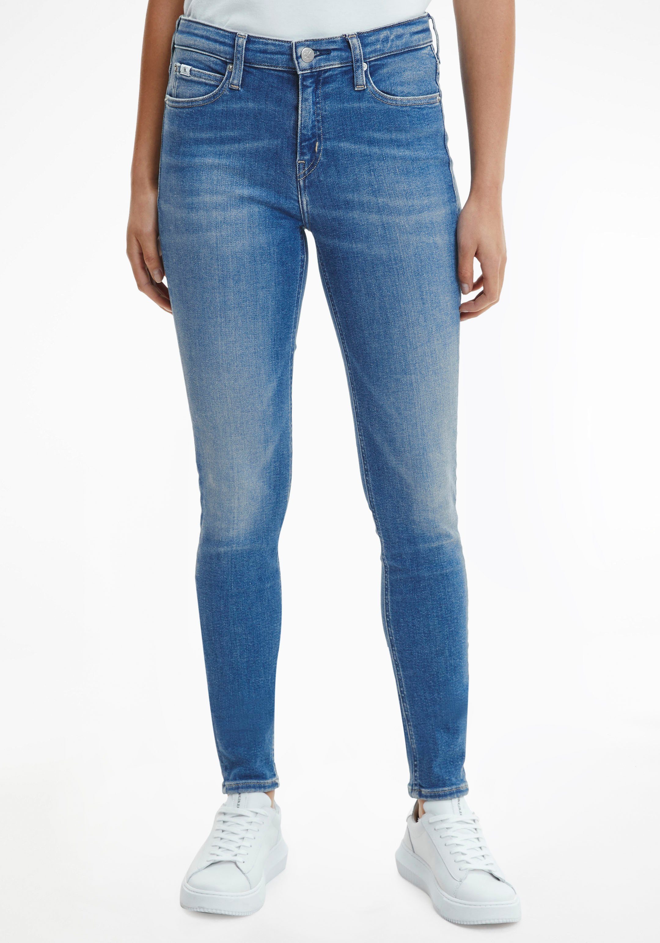 calvin klein ankle skinny jeans womens