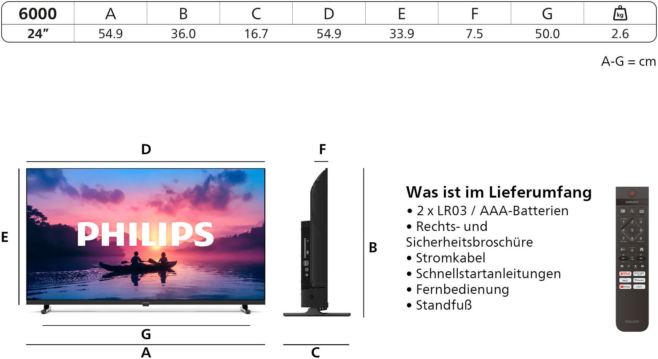 Philips Led-TV 24PHS6000/12